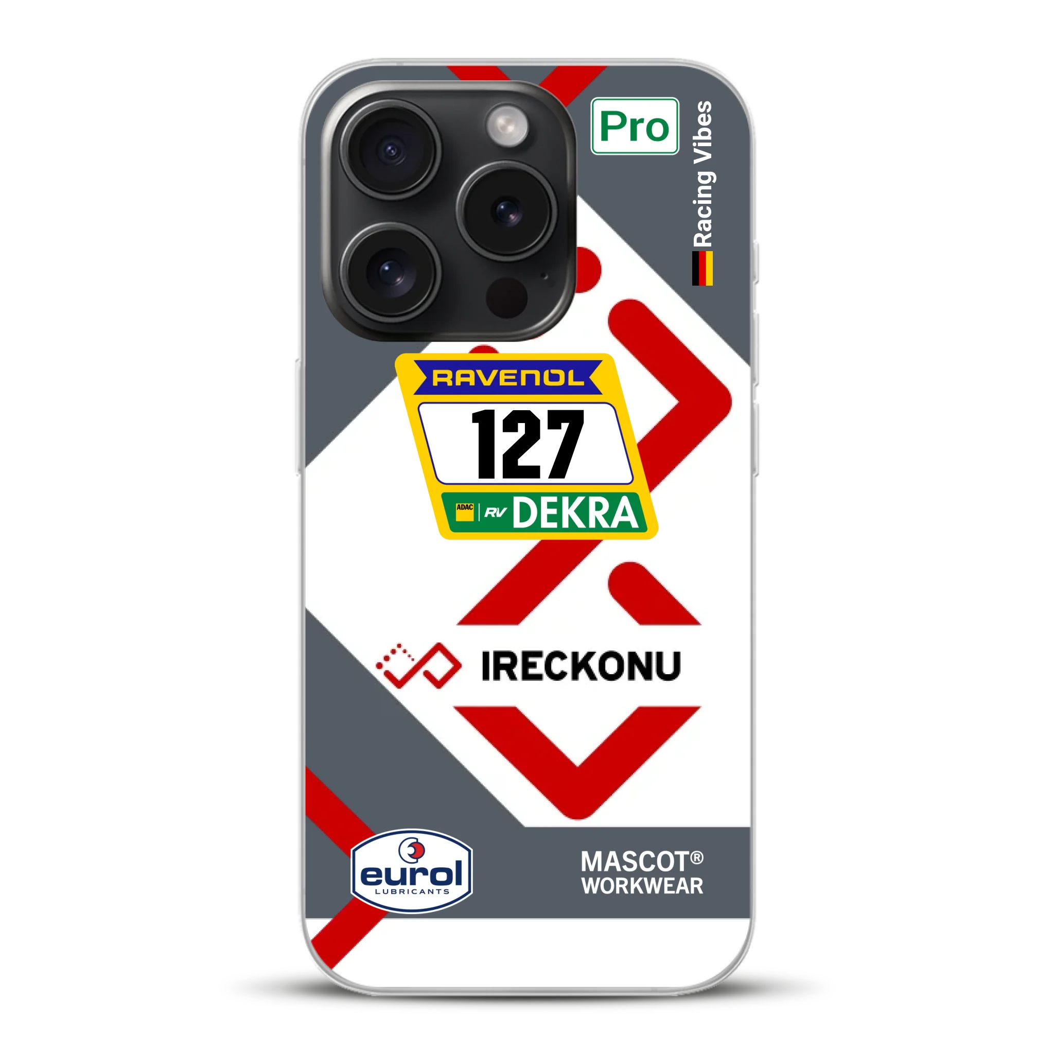 911 GT3 Ireckonu Tom Coronel NLS Livery - Individuelle Handyhülle für iPhone
