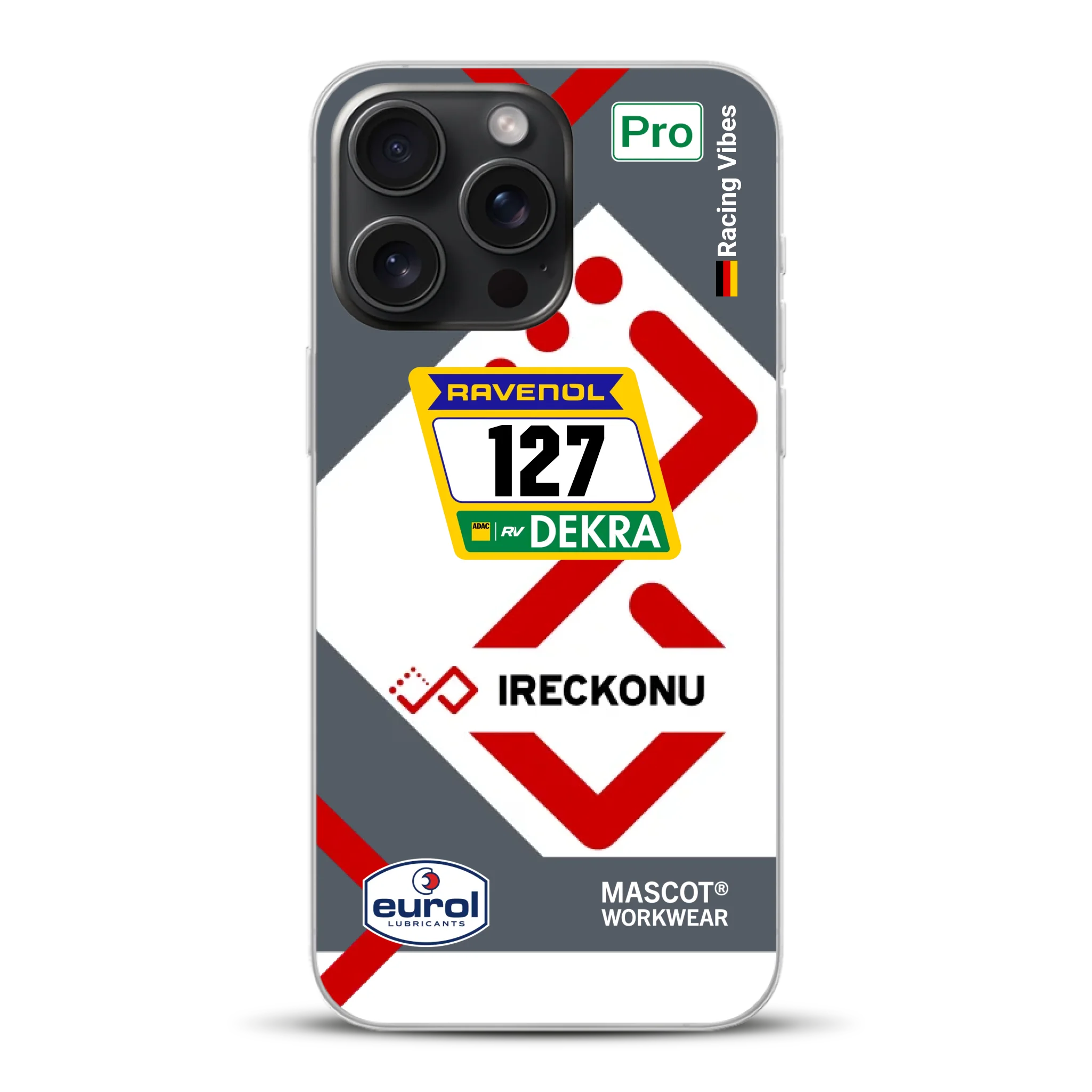 911 GT3 Ireckonu Tom Coronel NLS Livery - Individuelle Handyhülle für iPhone