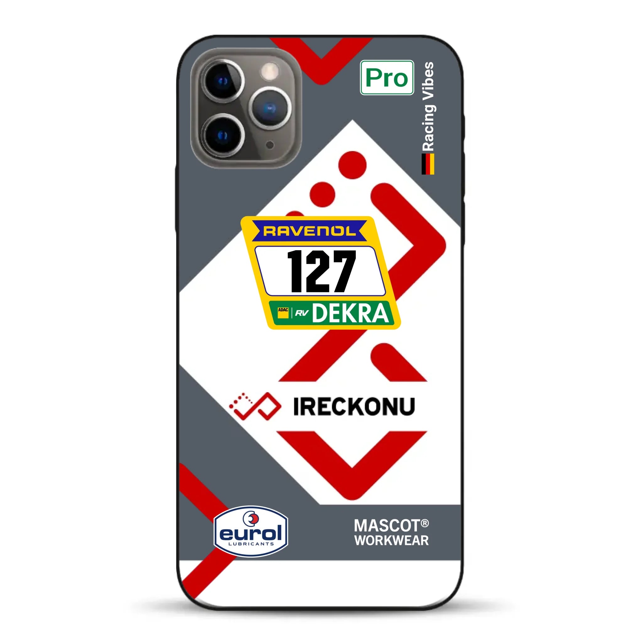 911 GT3 Ireckonu Tom Coronel NLS Livery - Individuelle Handyhülle für iPhone