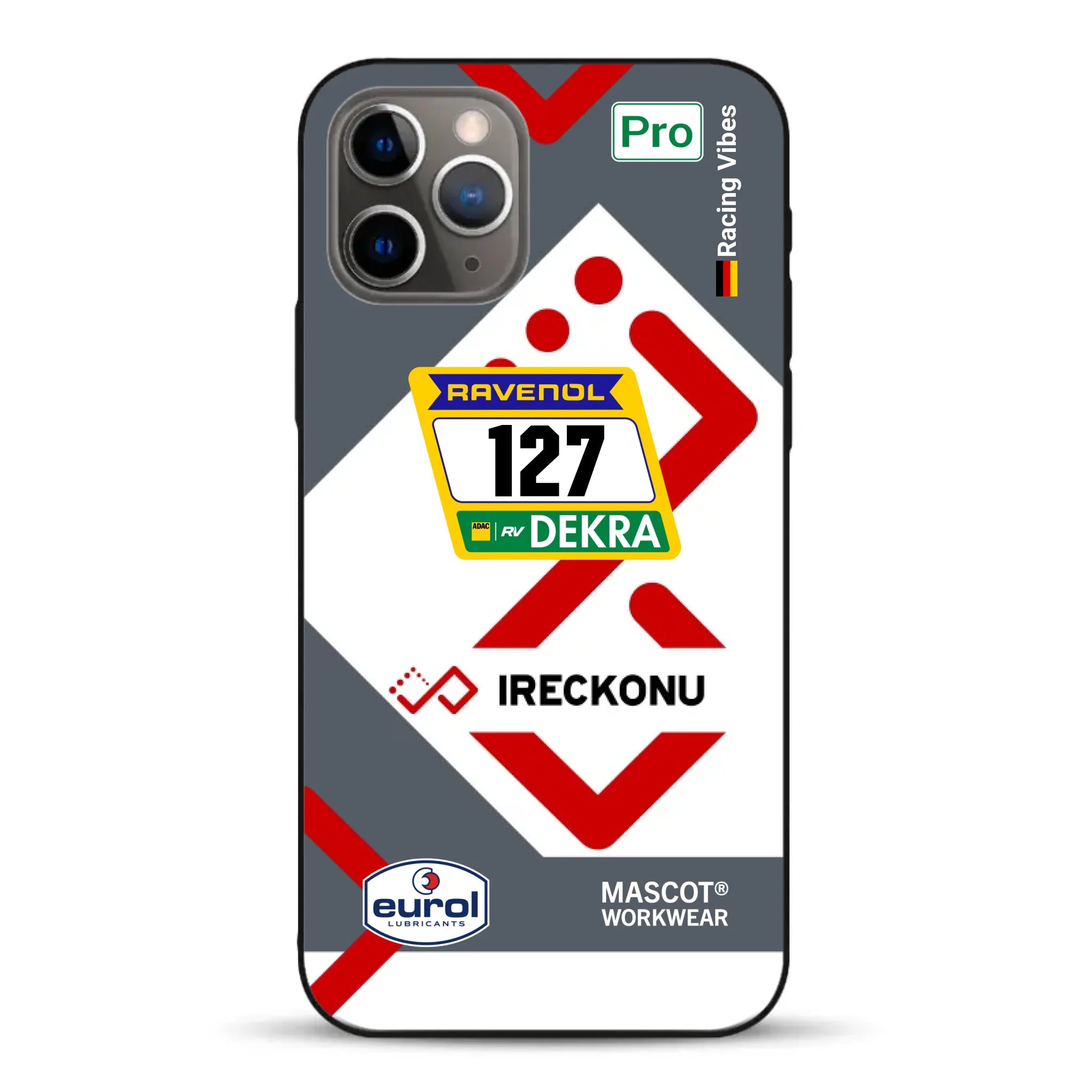 911 GT3 Ireckonu Tom Coronel NLS Livery - Individuelle Handyhülle für iPhone