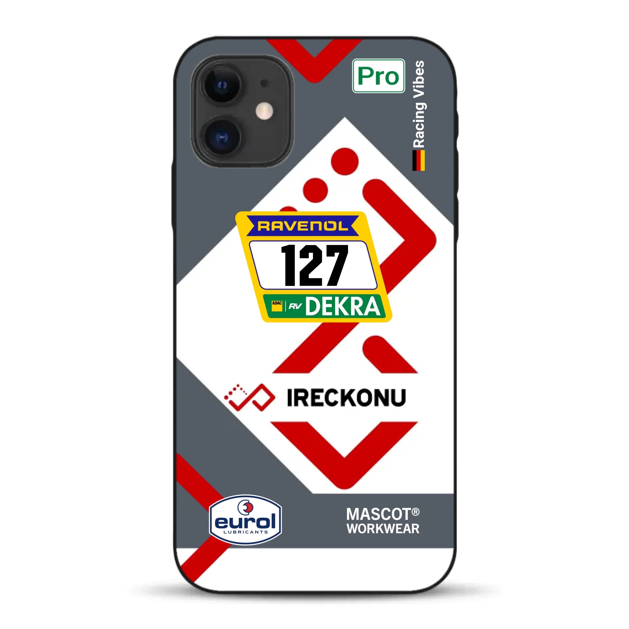 911 GT3 Ireckonu Tom Coronel NLS Livery - Individuelle Handyhülle für iPhone