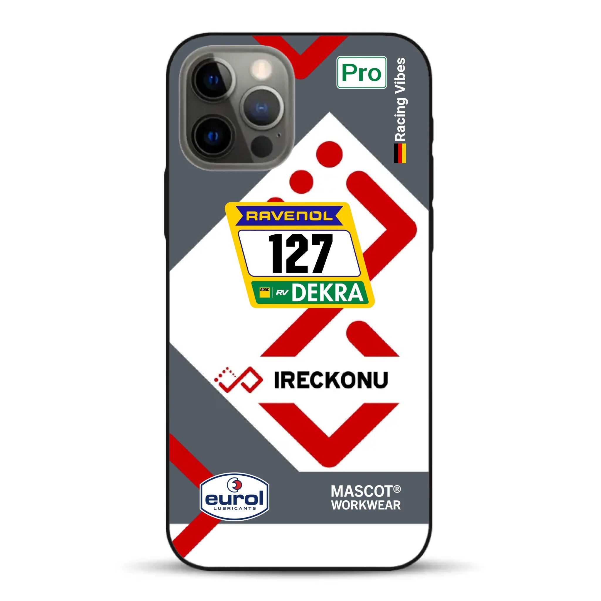 911 GT3 Ireckonu Tom Coronel NLS Livery - Individuelle Handyhülle für iPhone