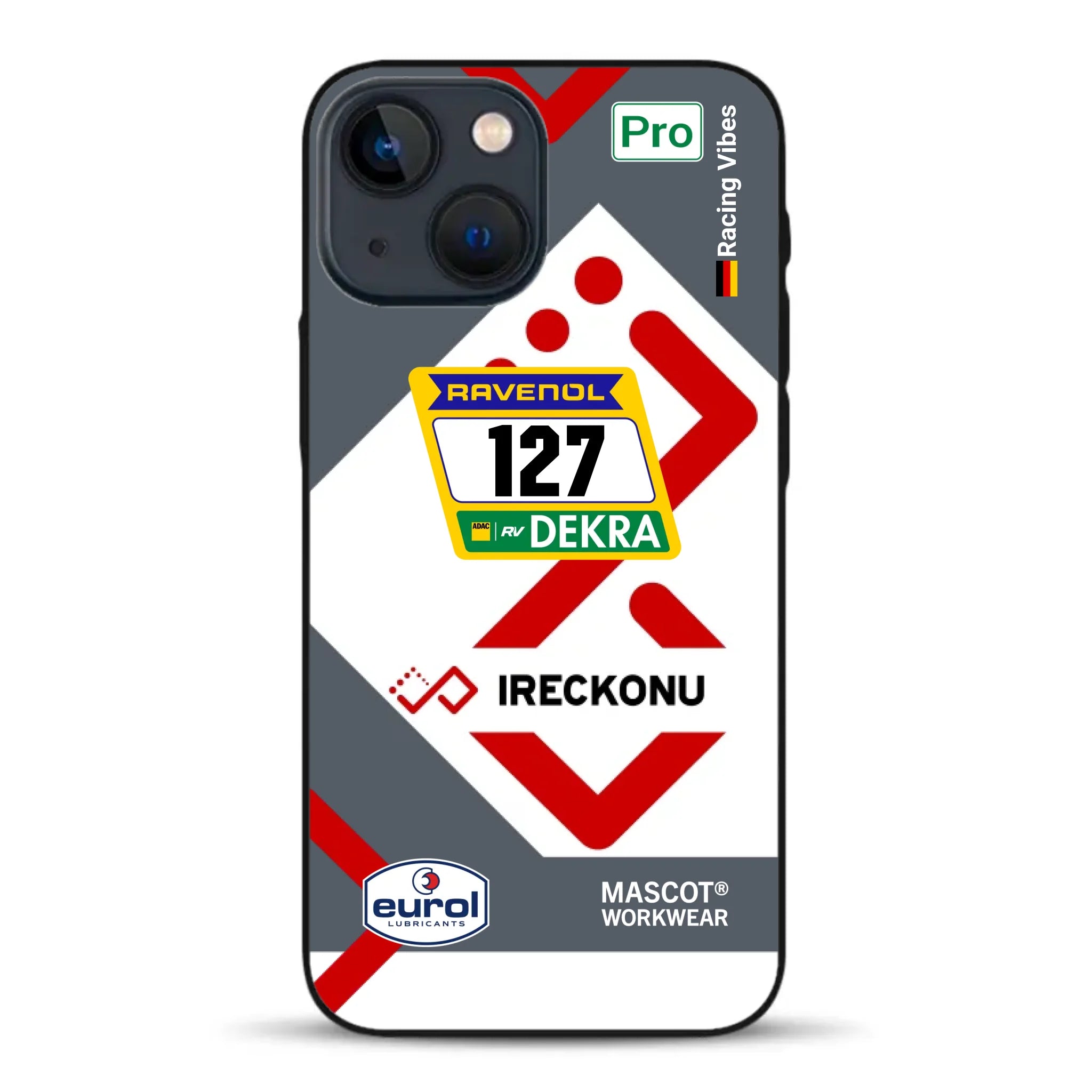 911 GT3 Ireckonu Tom Coronel NLS Livery - Individuelle Handyhülle für iPhone