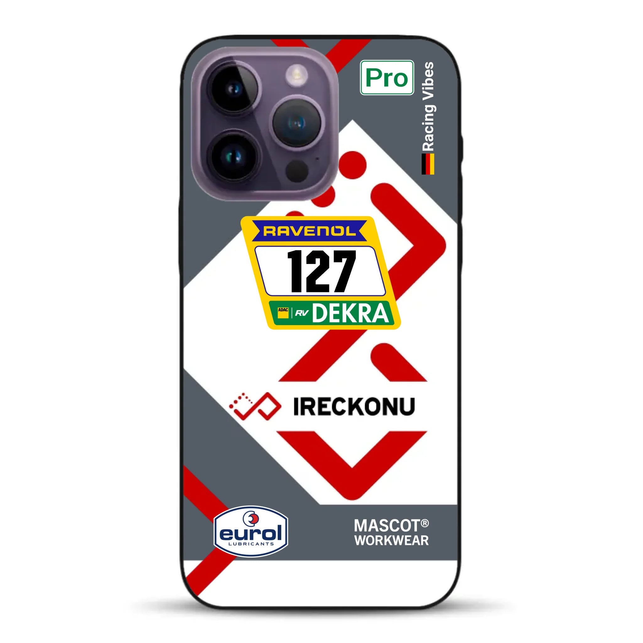 911 GT3 Ireckonu Tom Coronel NLS Livery - Individuelle Handyhülle für iPhone
