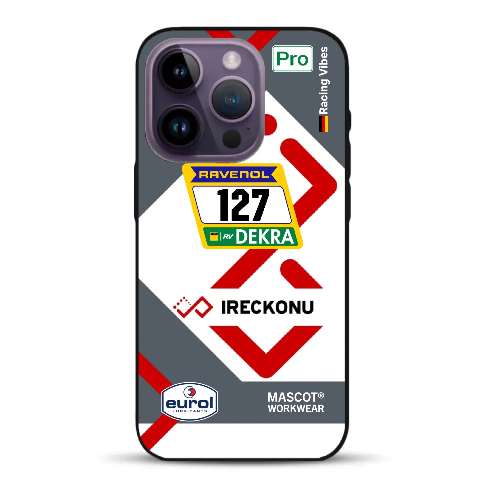 911 GT3 Ireckonu Tom Coronel NLS Livery - Individuelle Handyhülle für iPhone