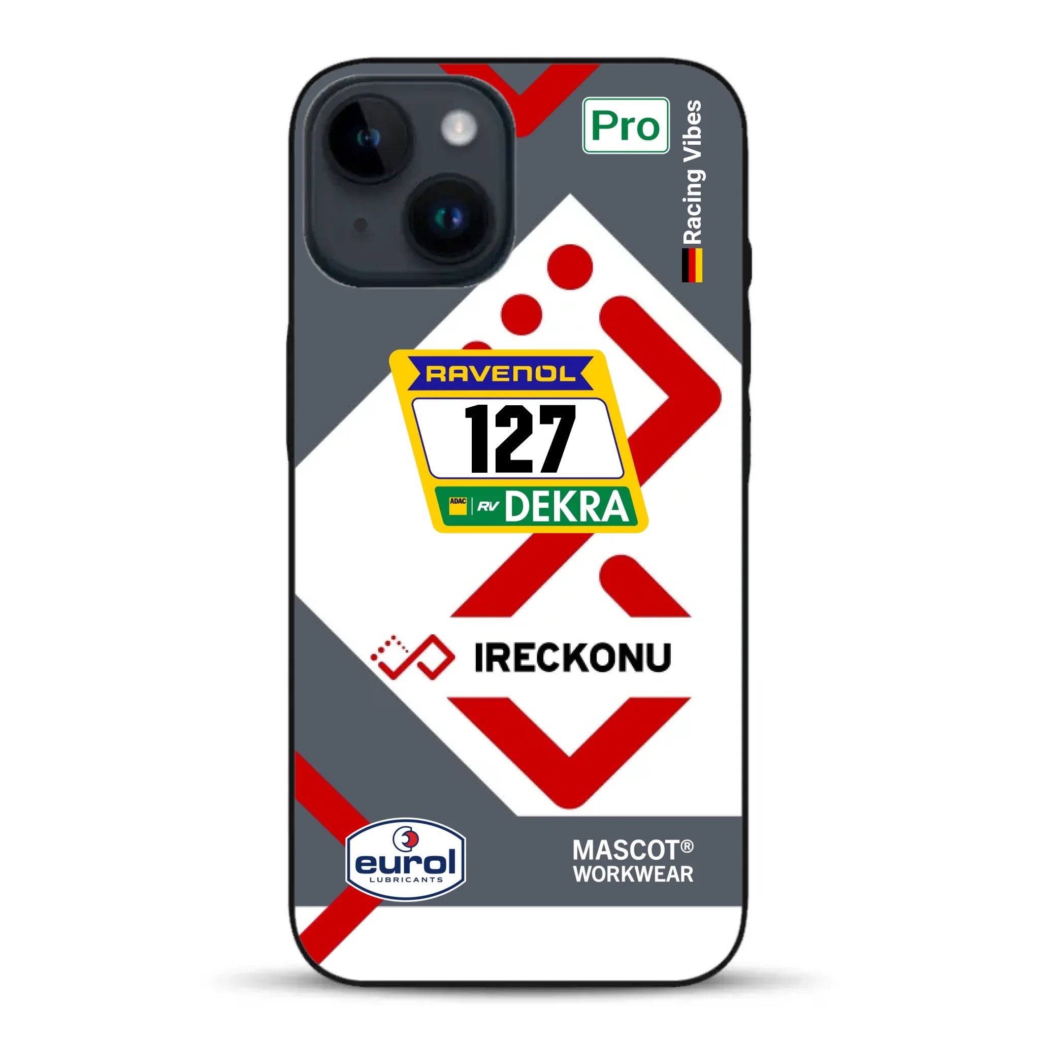 911 GT3 Ireckonu Tom Coronel NLS Livery - Individuelle Handyhülle für iPhone