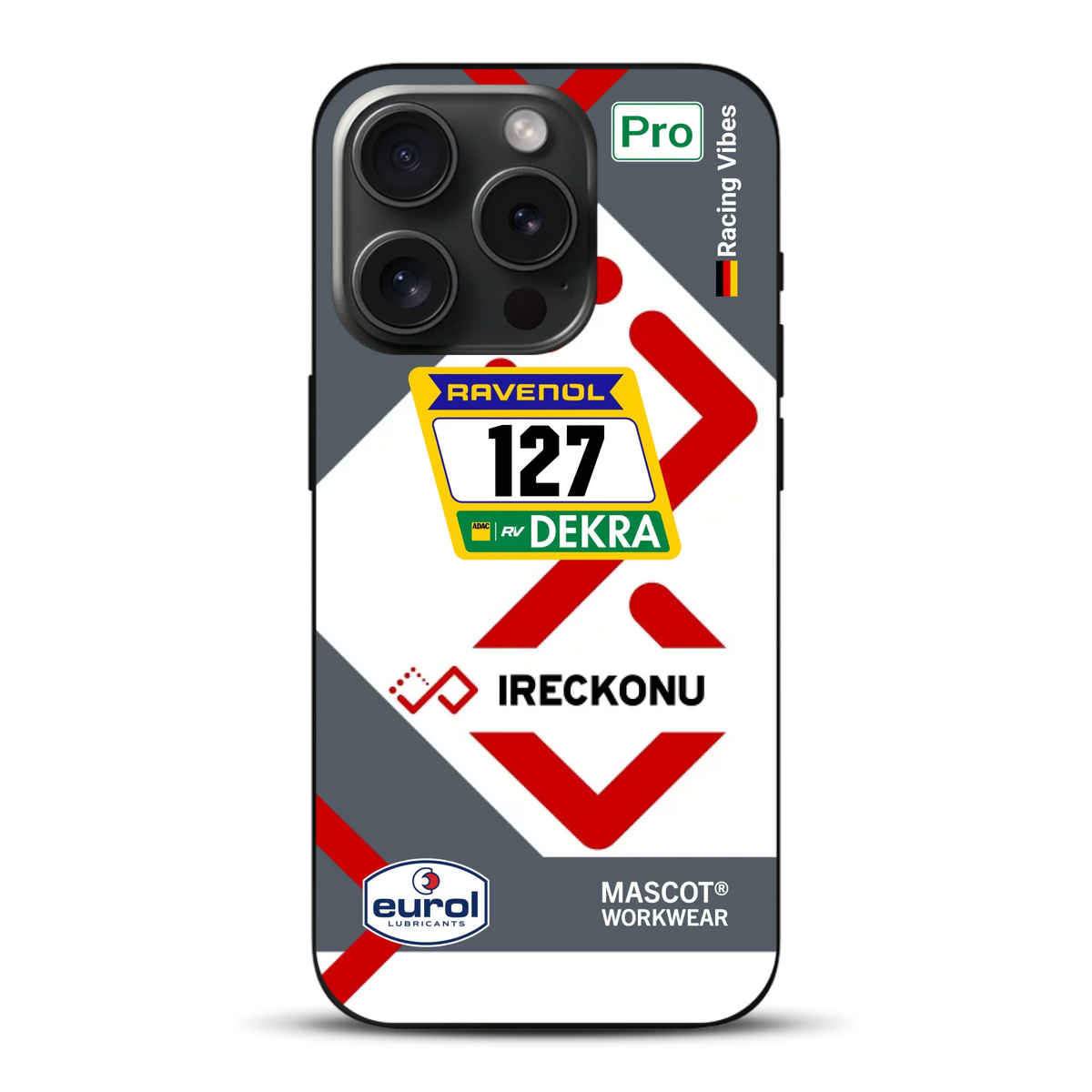 911 GT3 Ireckonu Tom Coronel NLS Livery - Custom phone case for iPhone
