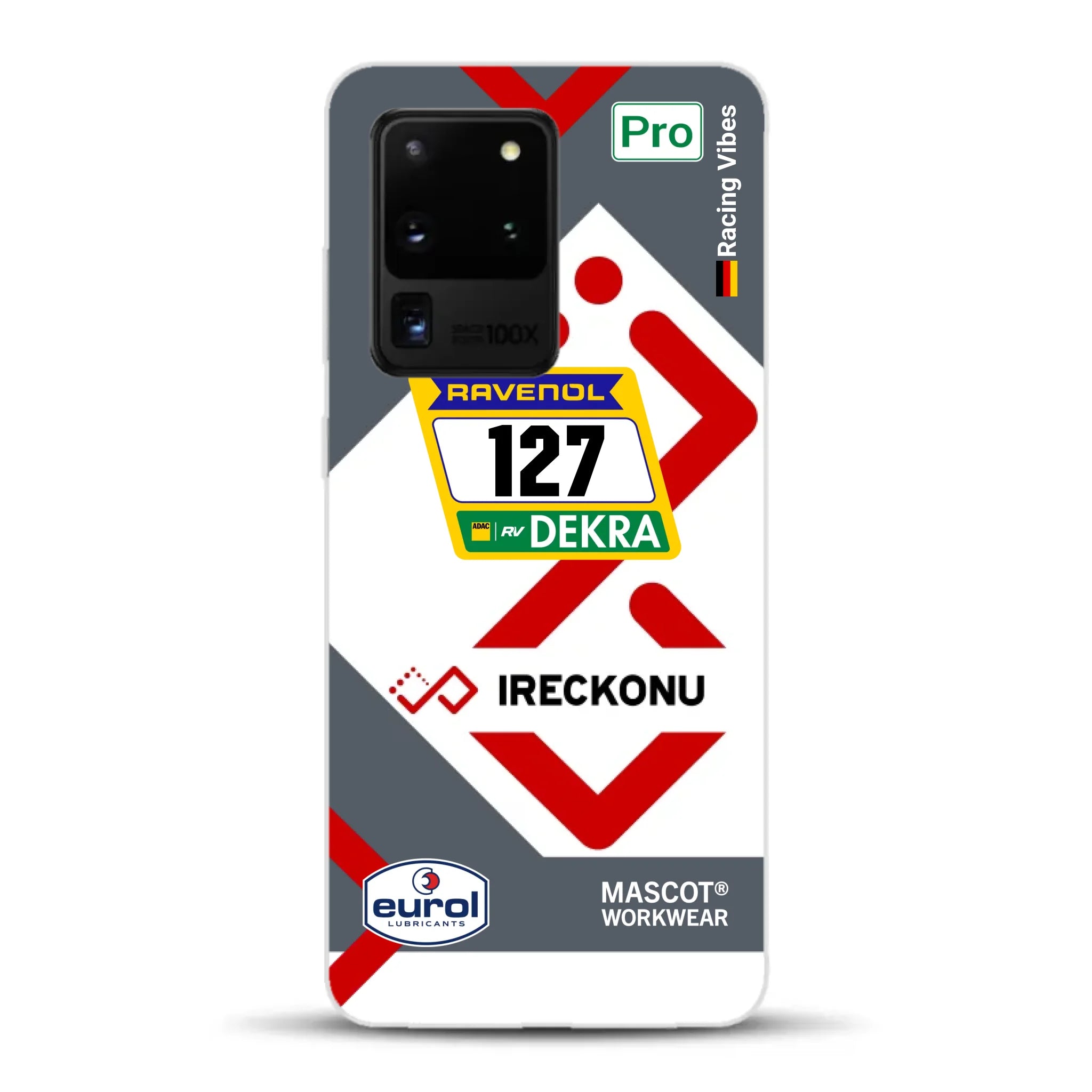 911 GT3 Ireckonu Tom Coronel NLS Livery - Custodia per cellulare personalizzata per Samsung