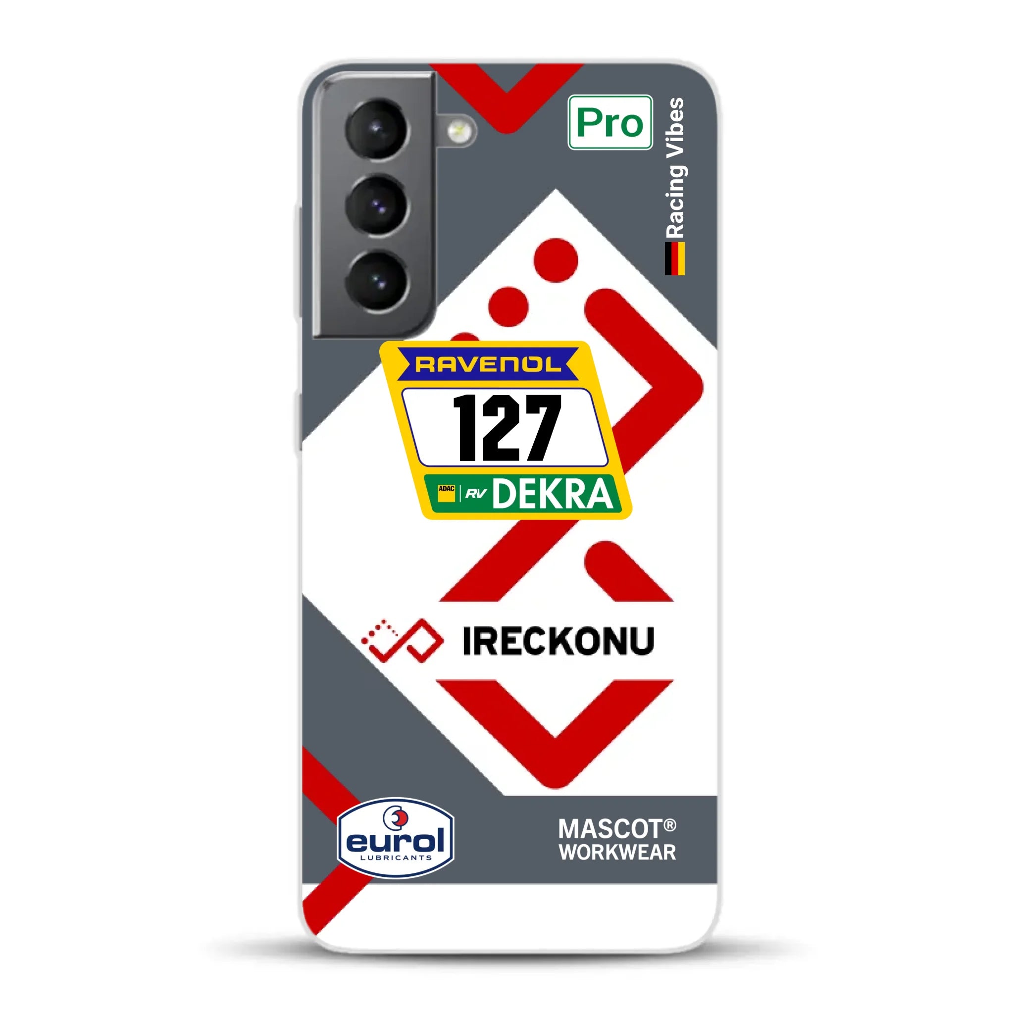 911 GT3 Ireckonu Tom Coronel NLS Livery - Custodia per cellulare personalizzata per Samsung