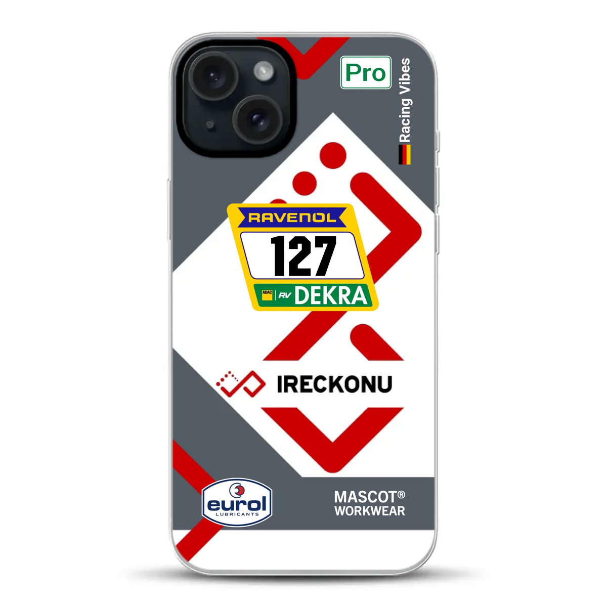 911 GT3 Ireckonu Tom Coronel NLS Livery - Custom phone case for iPhone