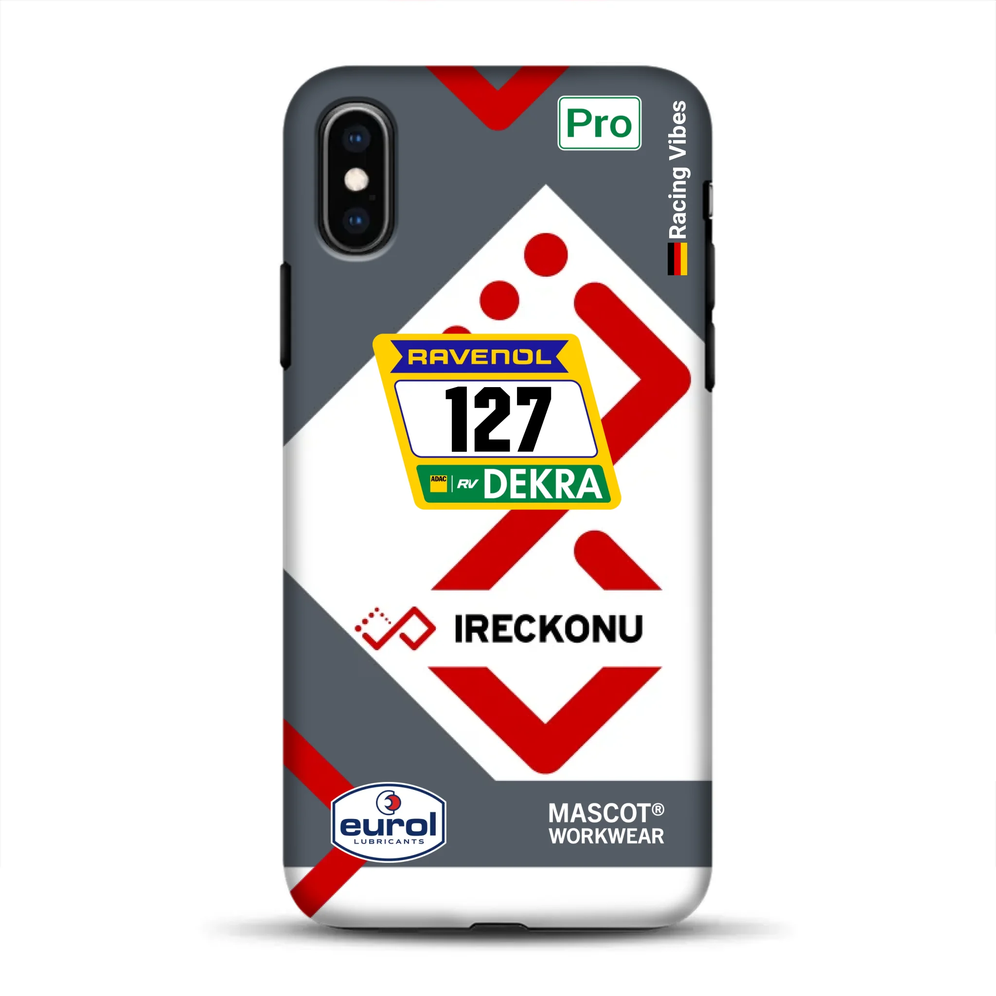 911 GT3 Ireckonu Tom Coronel NLS Livery - Individuelle Premium Hülle für iPhone
