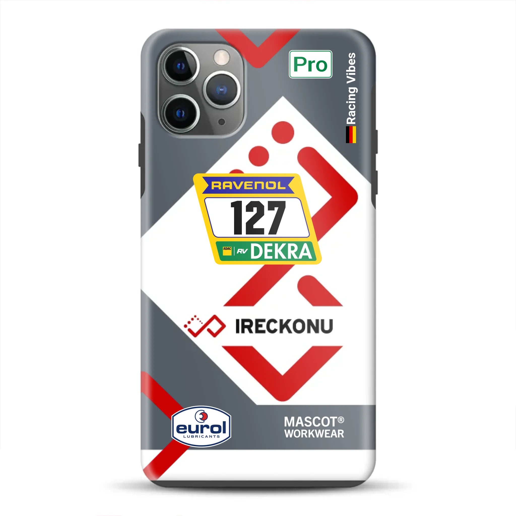911 GT3 Ireckonu Tom Coronel NLS Livery - Individuelle Premium Hülle für iPhone