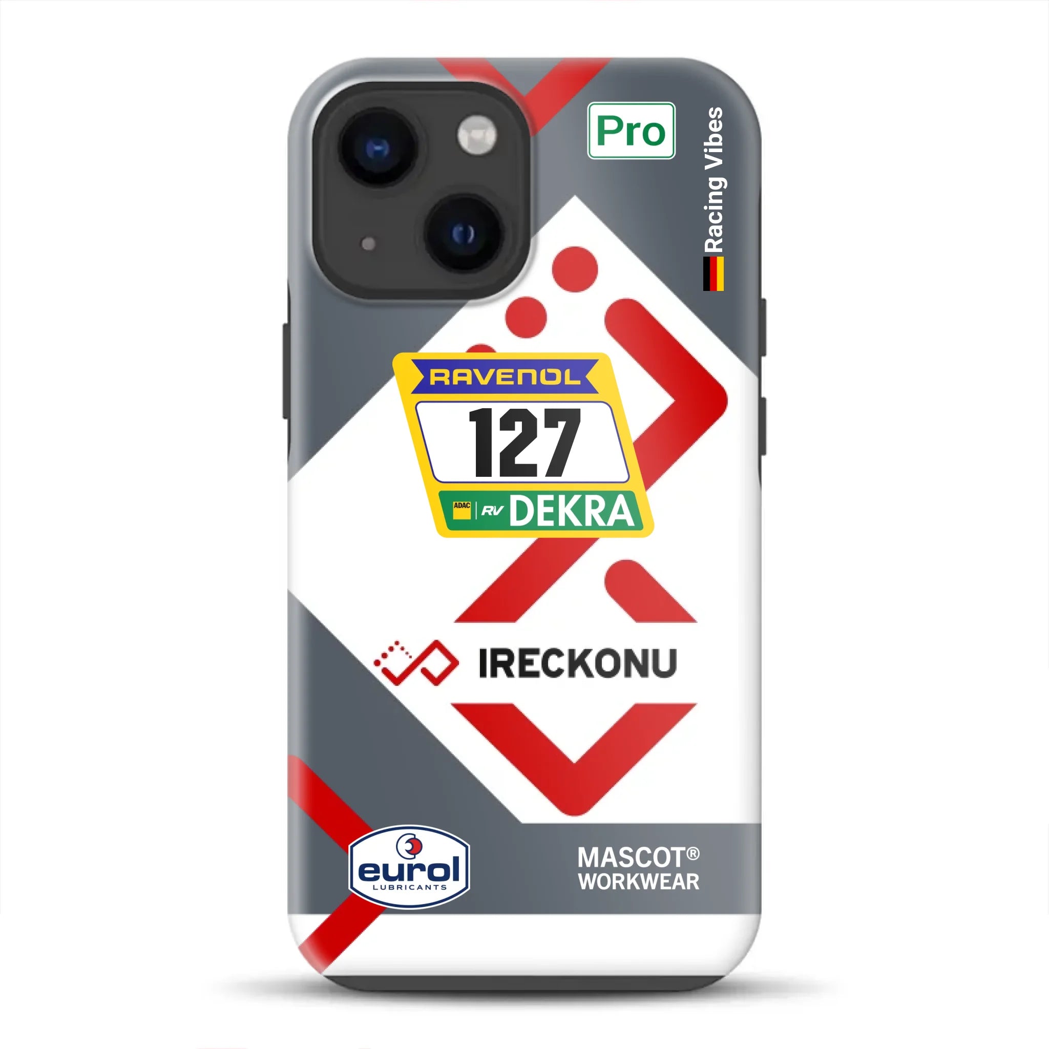 911 GT3 Ireckonu Tom Coronel NLS Livery - Individuelle Premium Hülle für iPhone