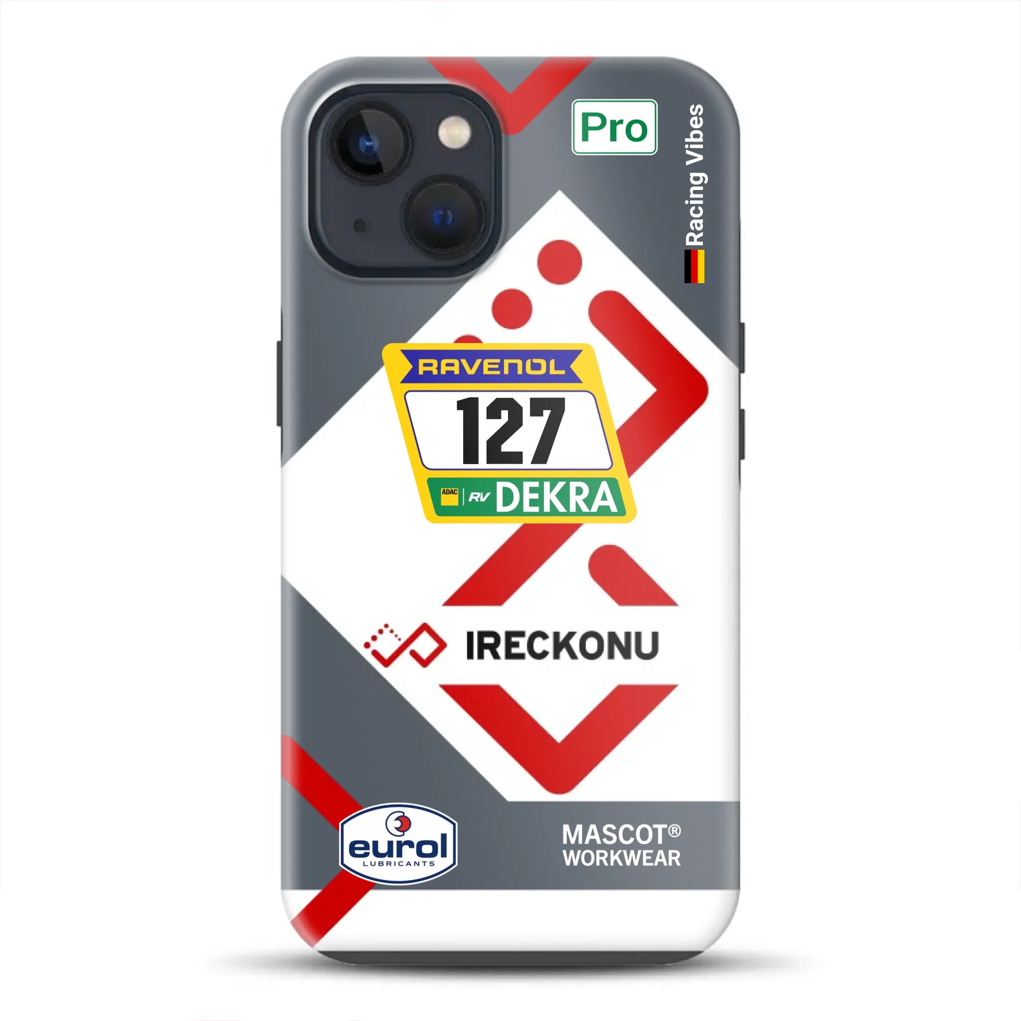 911 GT3 Ireckonu Tom Coronel NLS Livery – Custodia premium personalizzata per iPhone