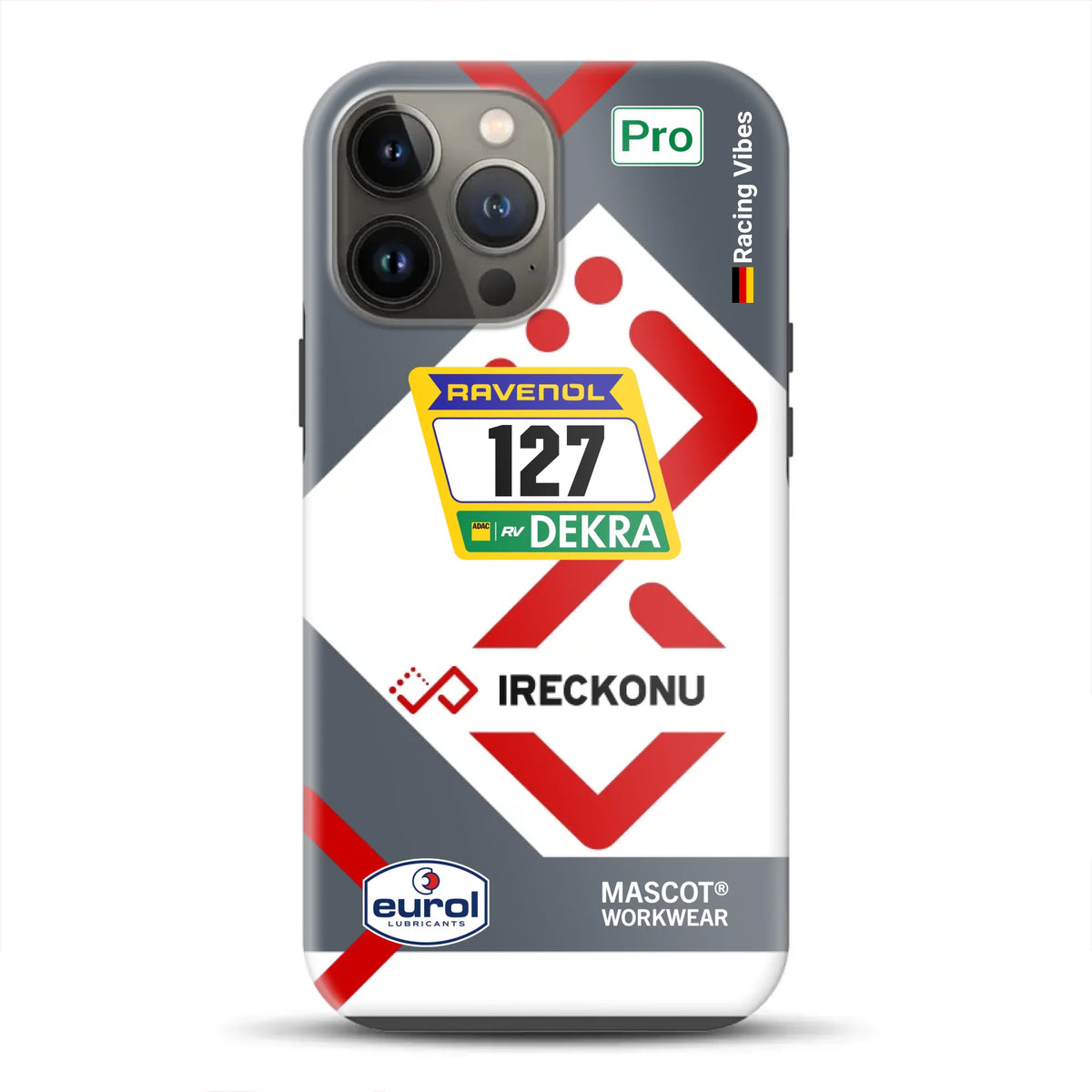 911 GT3 Ireckonu Tom Coronel NLS Livery - Individuelle Premium Hülle für iPhone