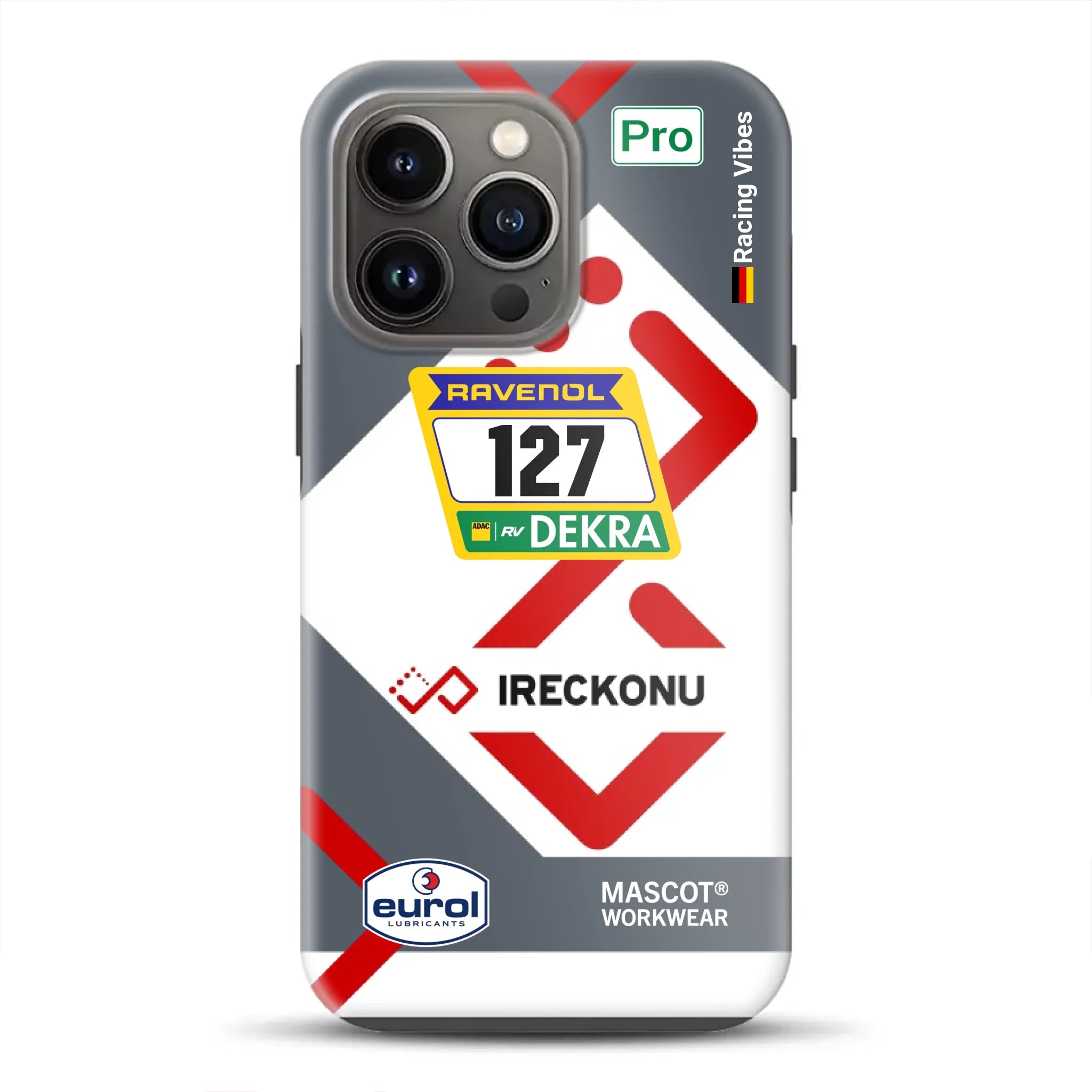 911 GT3 Ireckonu Tom Coronel NLS Livery – Custodia premium personalizzata per iPhone