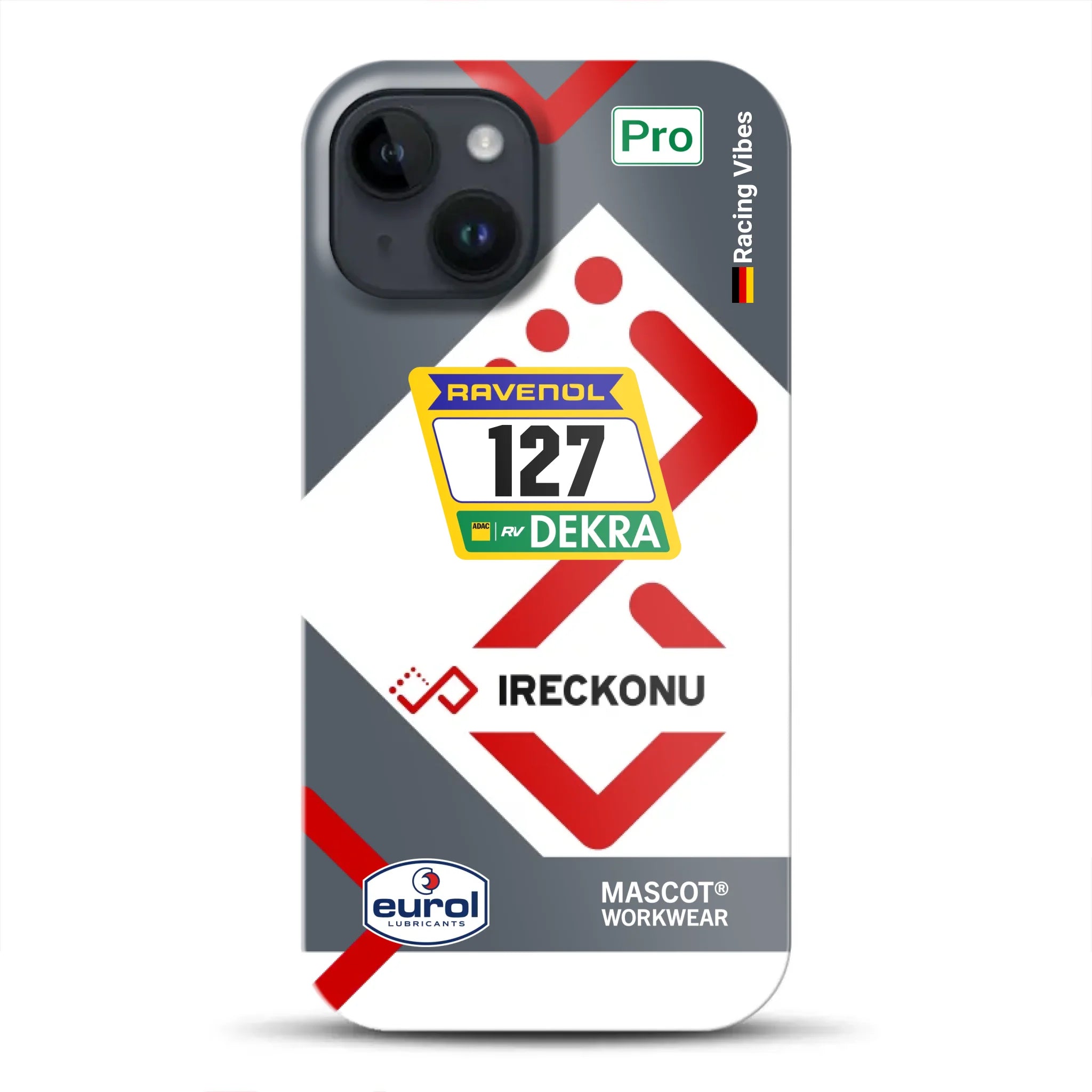 911 GT3 Ireckonu Tom Coronel NLS Livery – Custodia premium personalizzata per iPhone