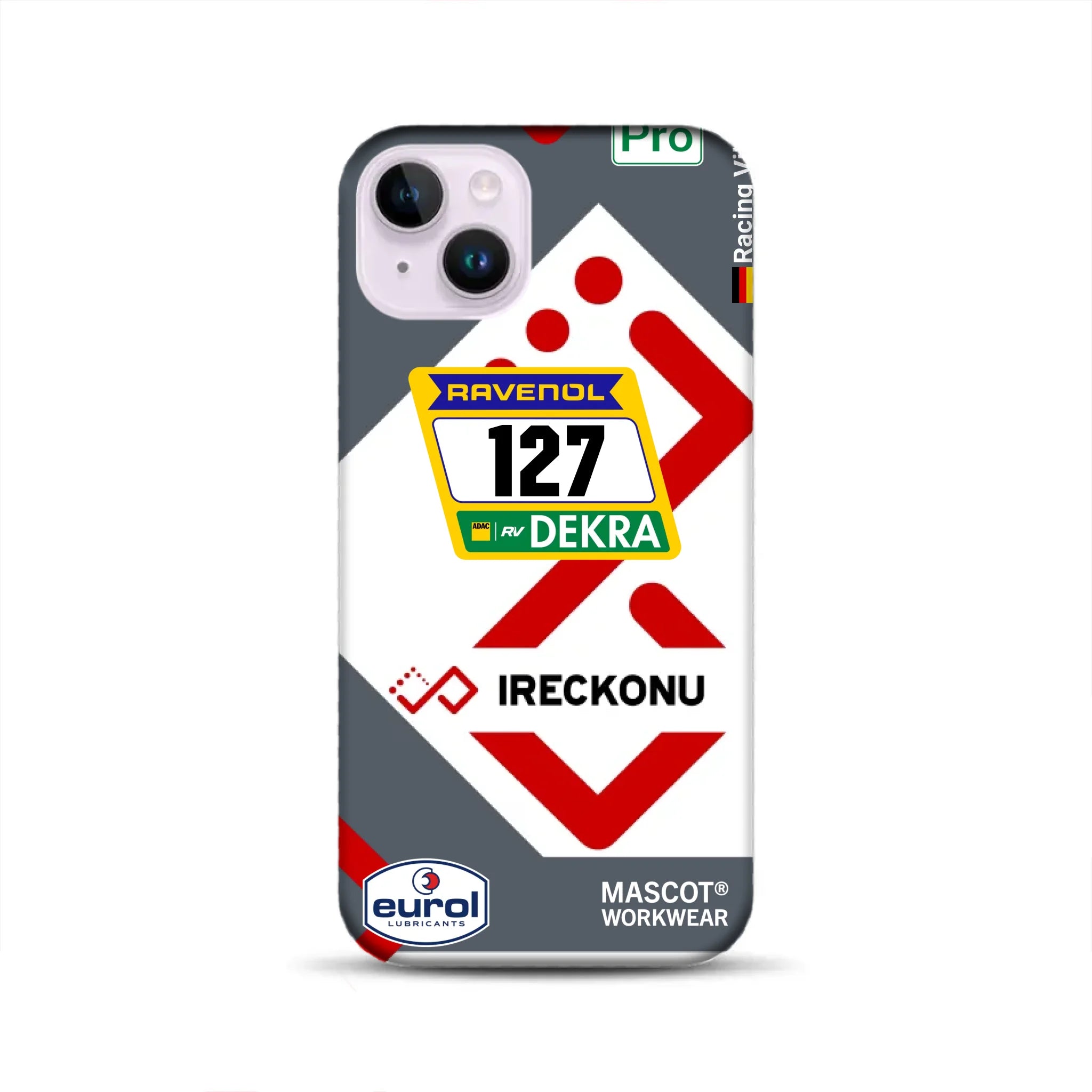 911 GT3 Ireckonu Tom Coronel NLS Livery - Individuelle Premium Hülle für iPhone