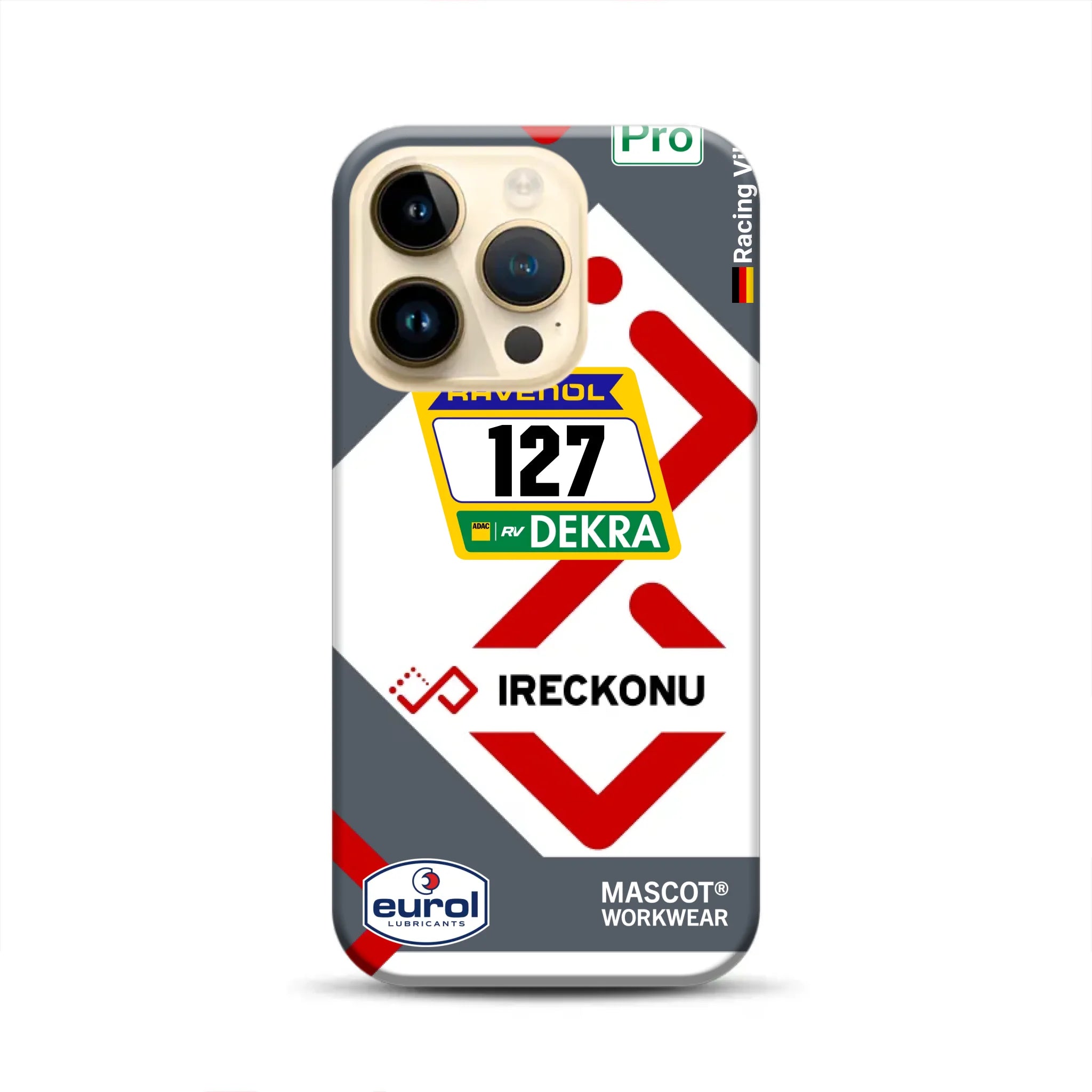 911 GT3 Ireckonu Tom Coronel NLS Livery - Individuelle Premium Hülle für iPhone