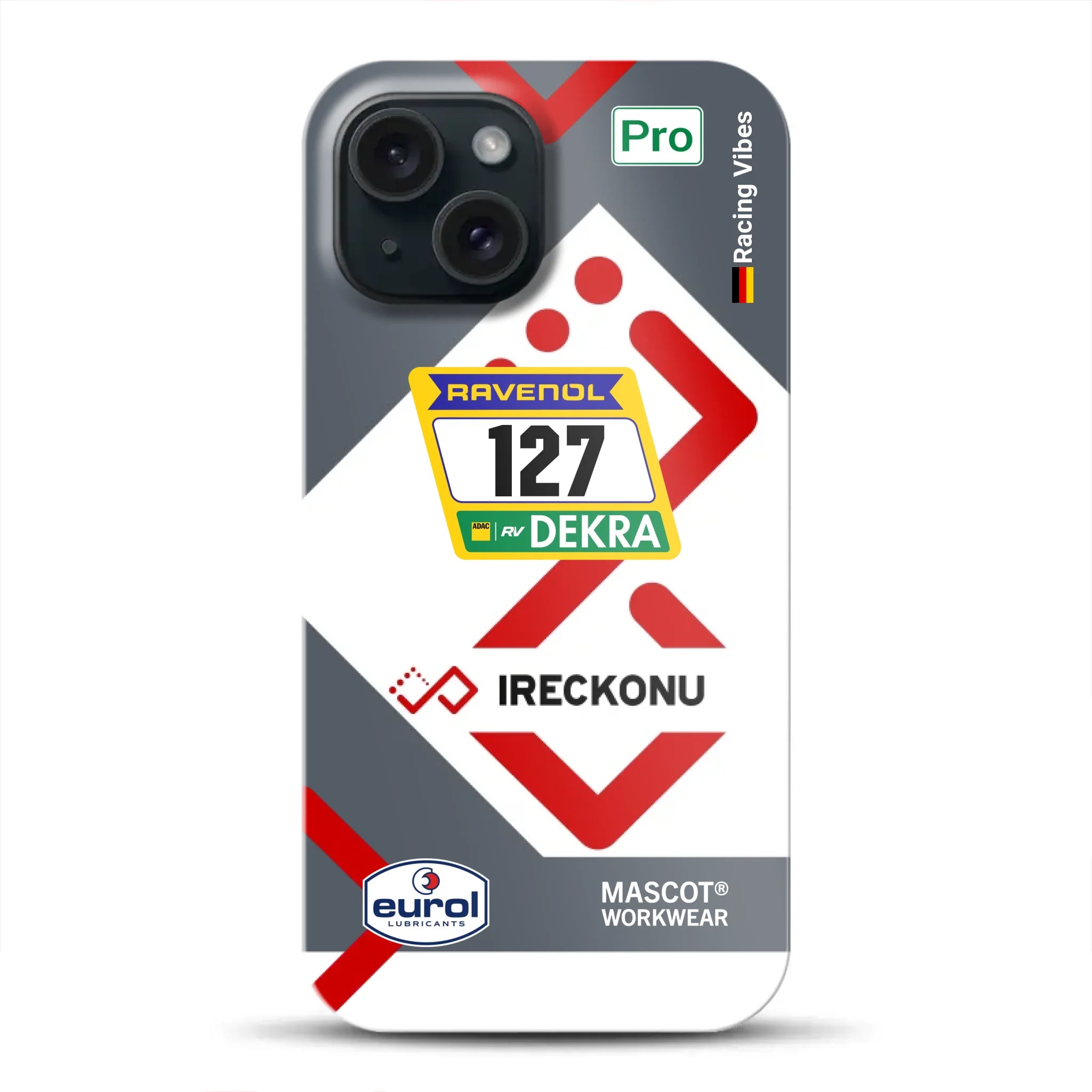 911 GT3 Ireckonu Tom Coronel NLS Livery - Individuelle Premium Hülle für iPhone