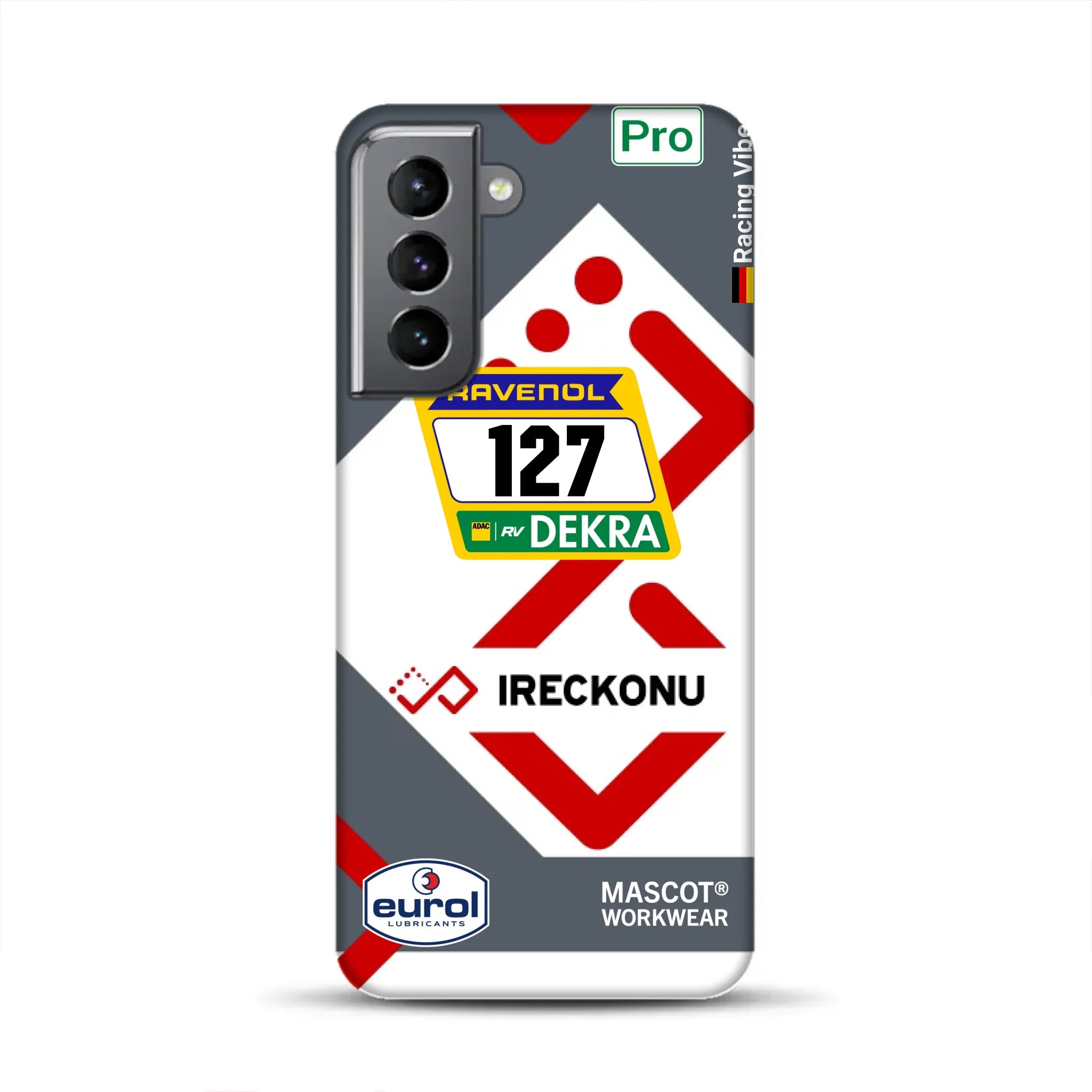 911 GT3 Ireckonu Tom Coronel NLS Livery – Custodia premium personalizzata per Samsung
