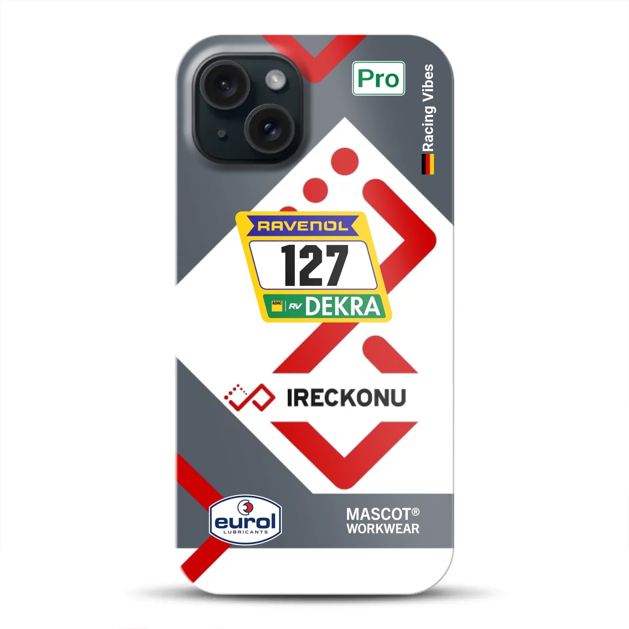 911 GT3 Ireckonu Tom Coronel NLS Livery - Individuelle Premium Hülle für iPhone