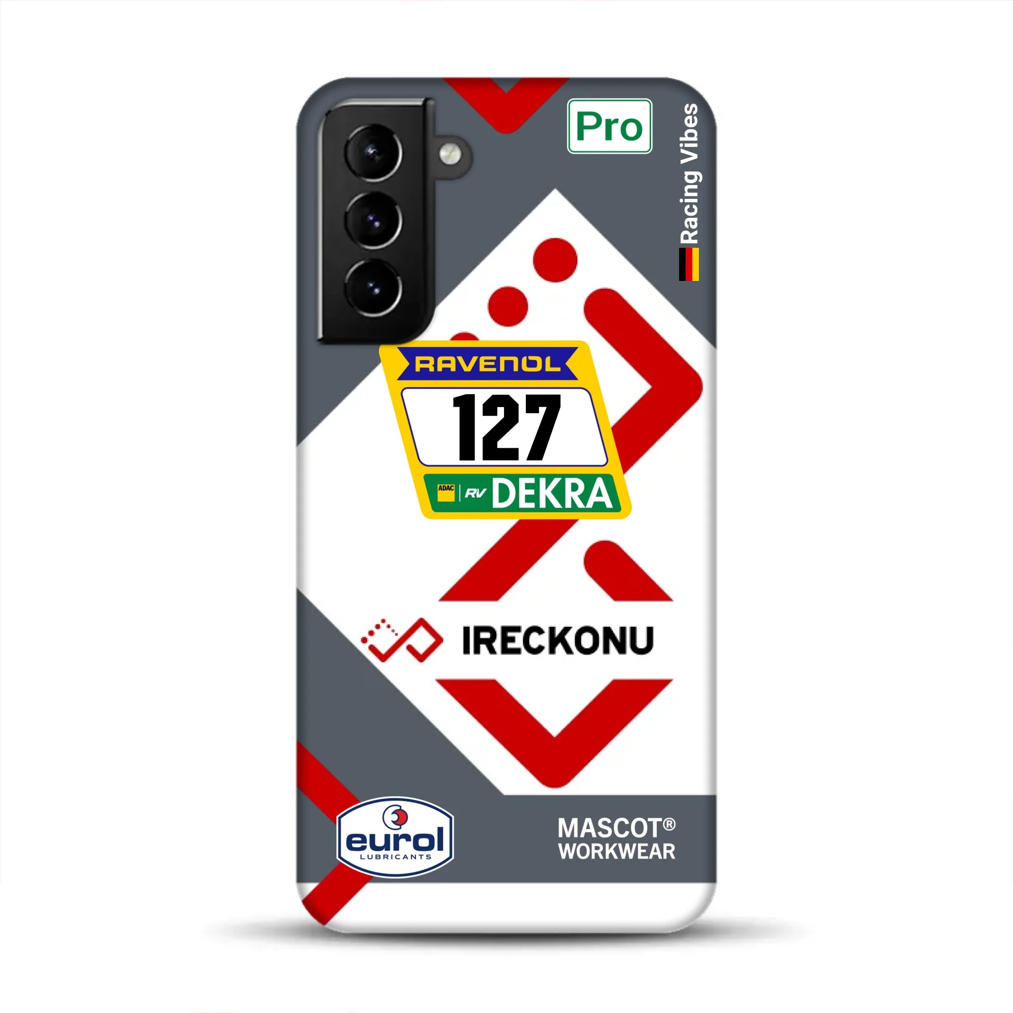 911 GT3 Ireckonu Tom Coronel NLS Livery – Custodia premium personalizzata per Samsung