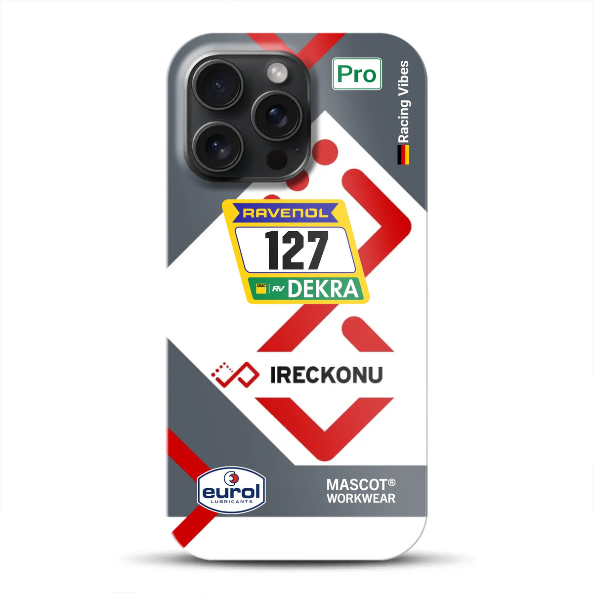 911 GT3 Ireckonu Tom Coronel NLS Livery - Individuelle Premium Hülle für iPhone