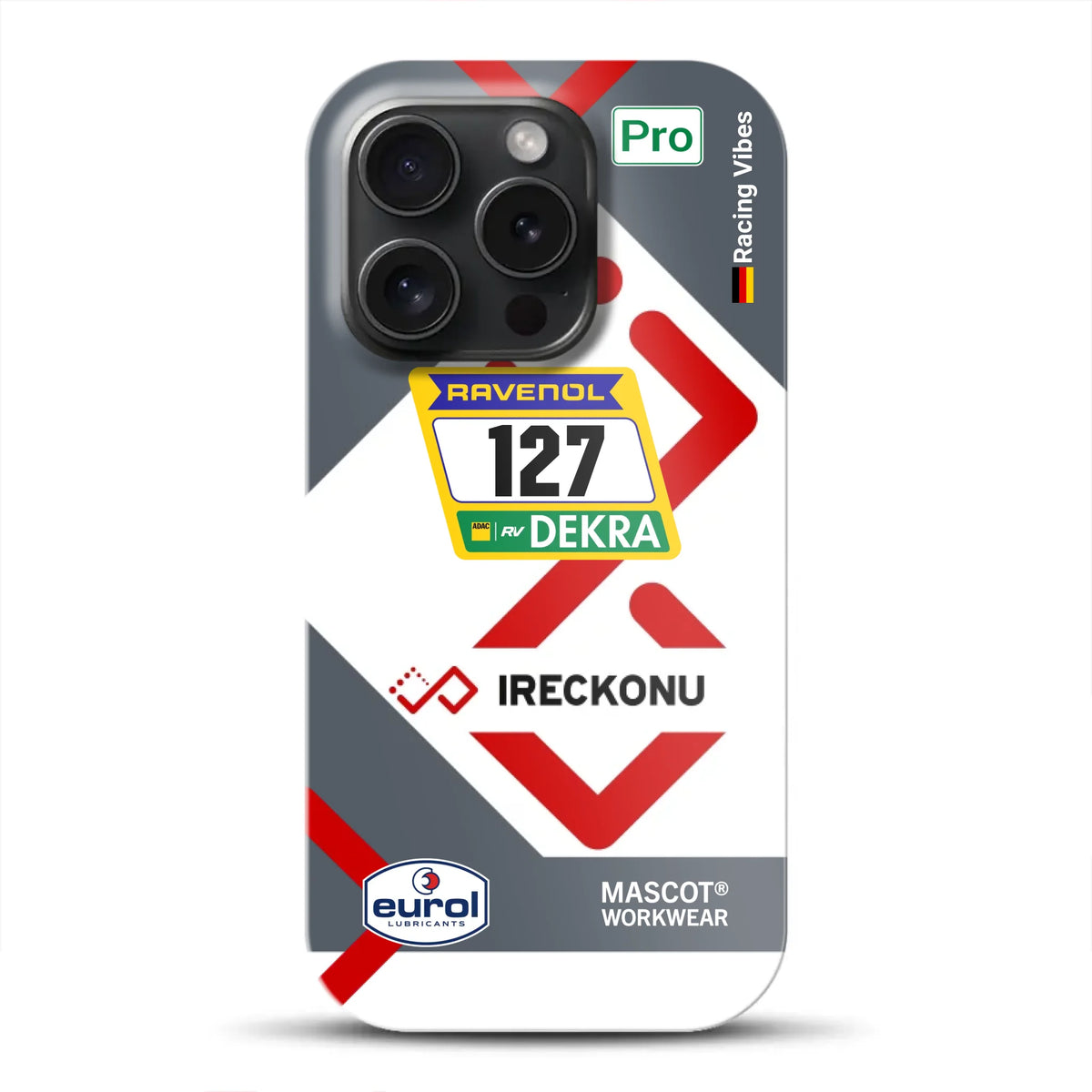 911 GT3 Ireckonu Tom Coronel NLS Livery - Individuelle Premium Hülle für iPhone
