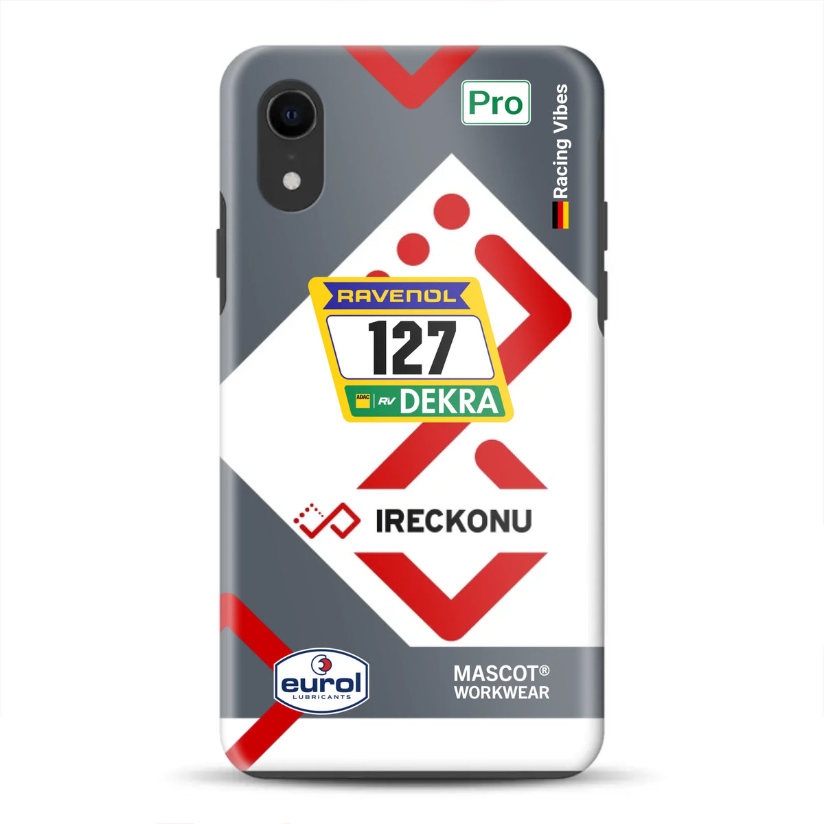 911 GT3 Ireckonu Tom Coronel NLS Livery - Individuelle Premium Hülle für iPhone