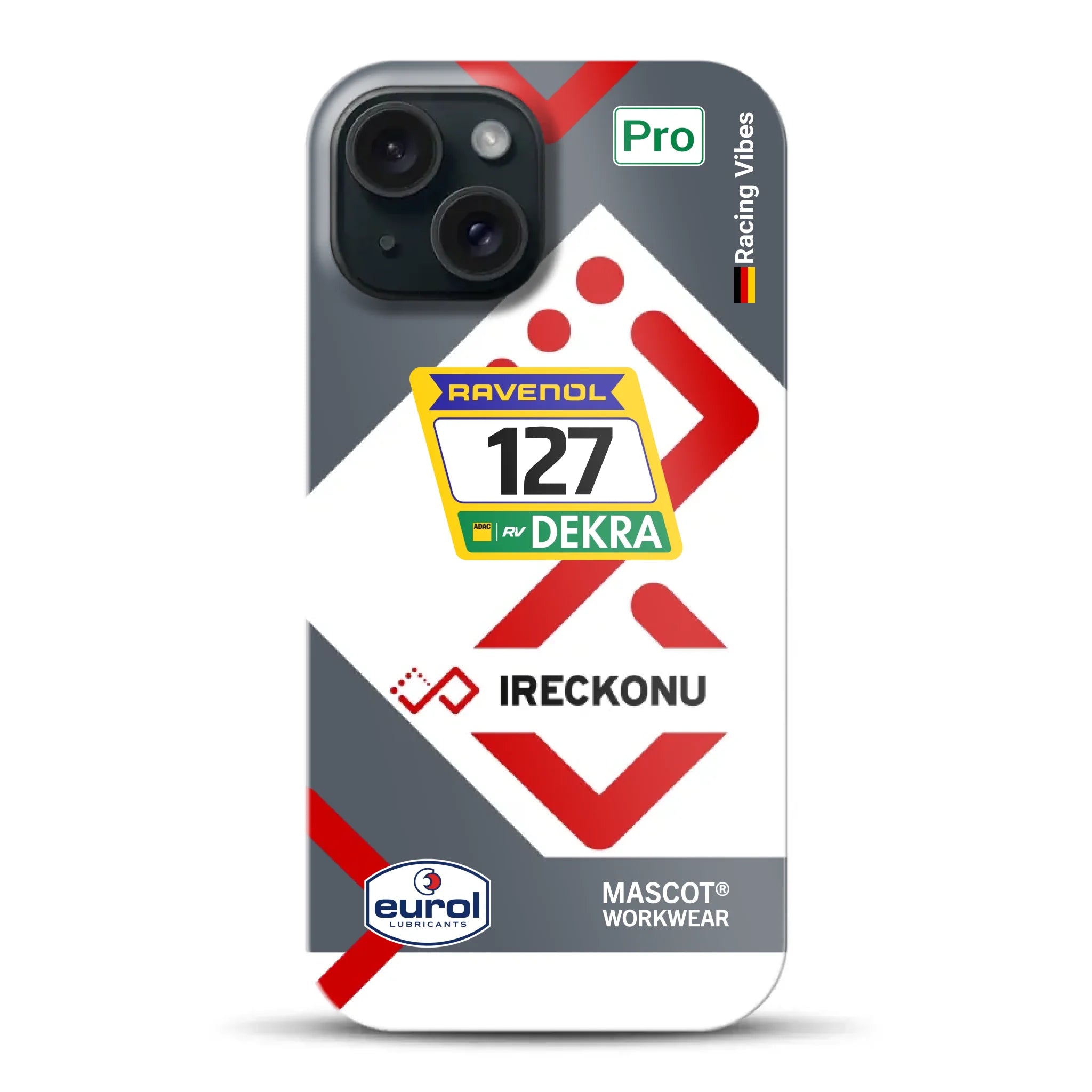 911 GT3 Ireckonu Tom Coronel NLS Livery - Hard case for iPhone