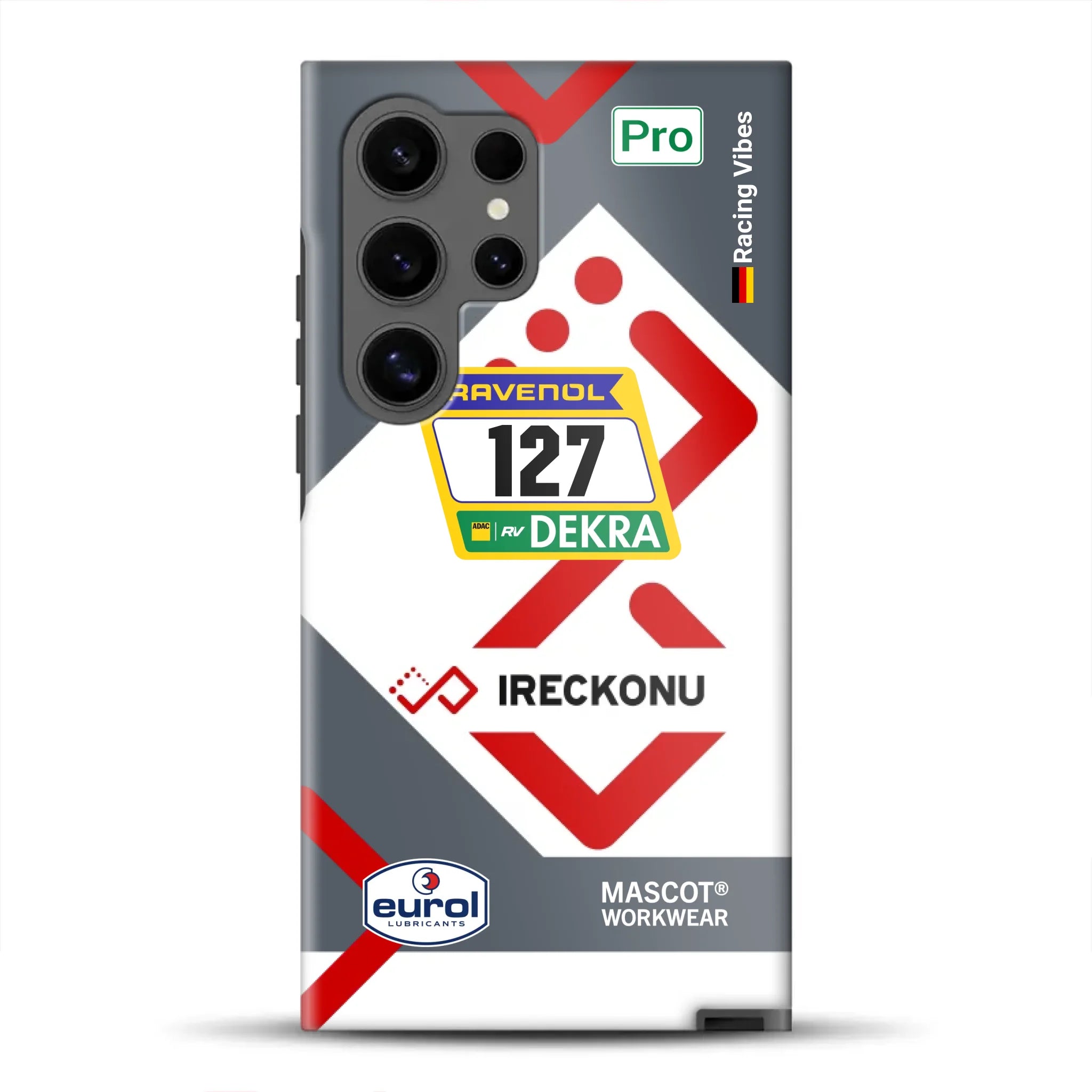 911 GT3 Ireckonu Tom Coronel NLS Livery – Custodia premium personalizzata per Samsung
