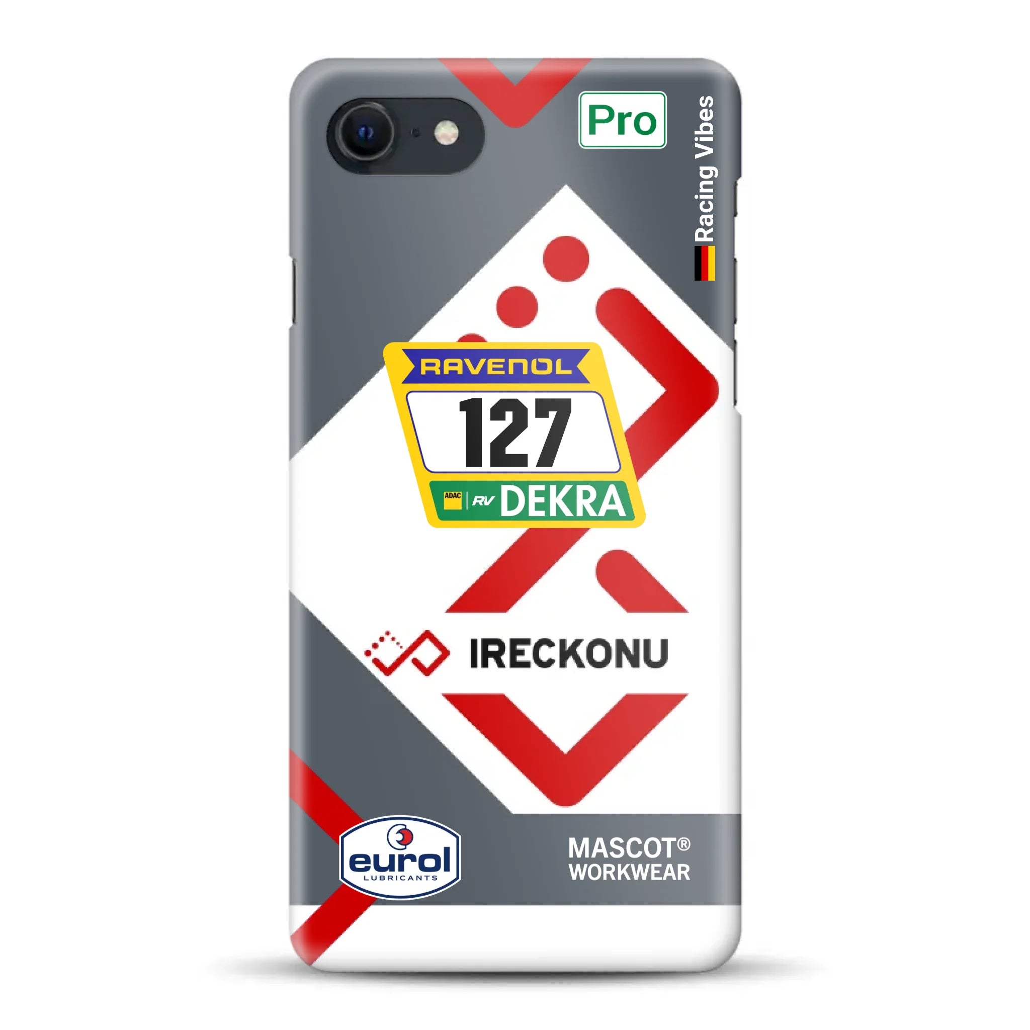 911 GT3 Ireckonu Tom Coronel NLS Livery - Hard case for iPhone