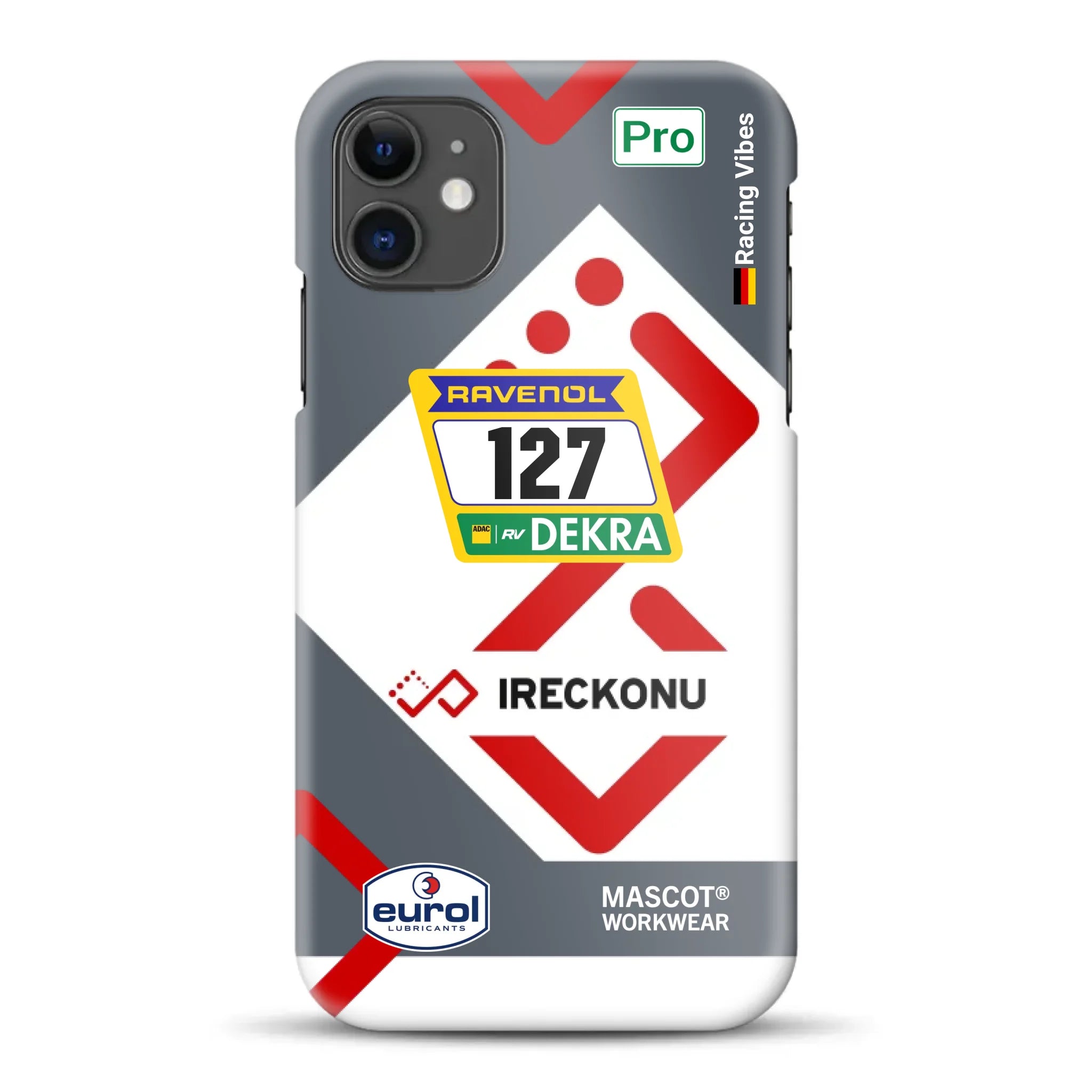 911 GT3 Ireckonu Tom Coronel NLS Livery - Hard case for iPhone