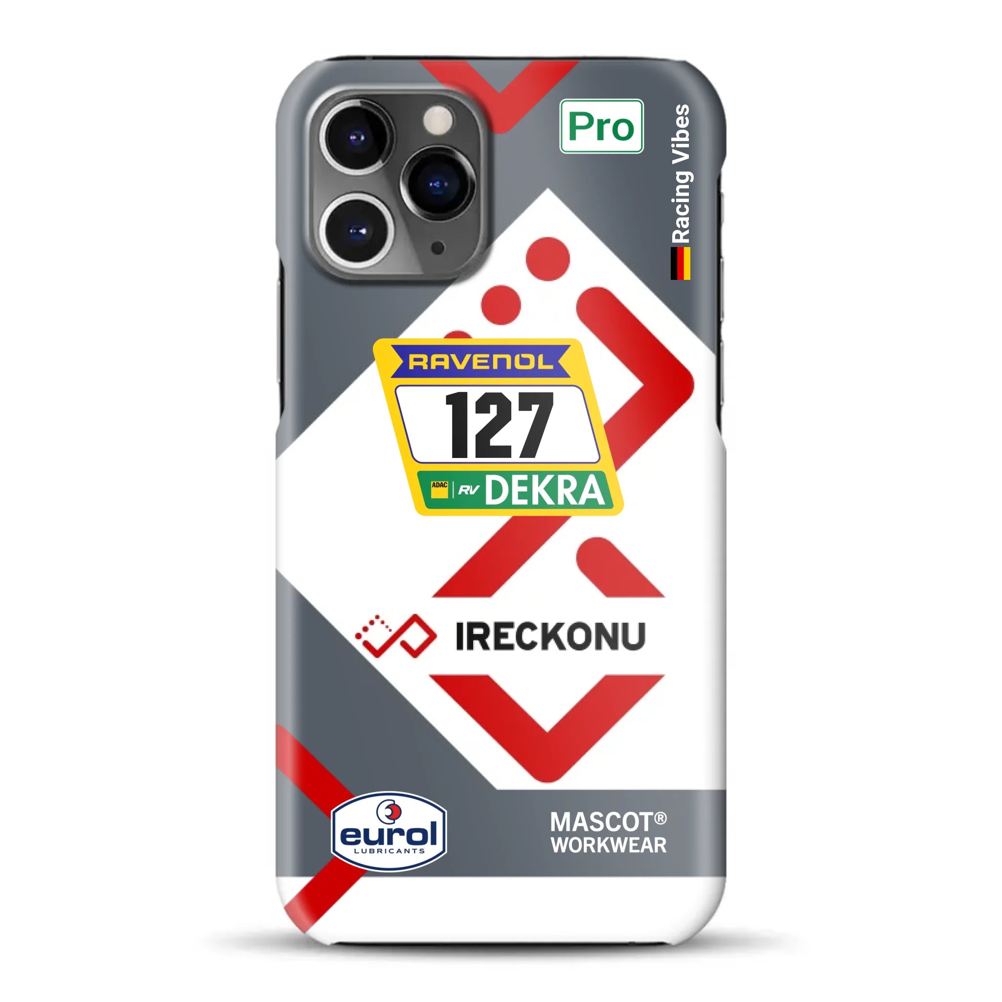 911 GT3 Ireckonu Tom Coronel NLS Livery - Hard case for iPhone