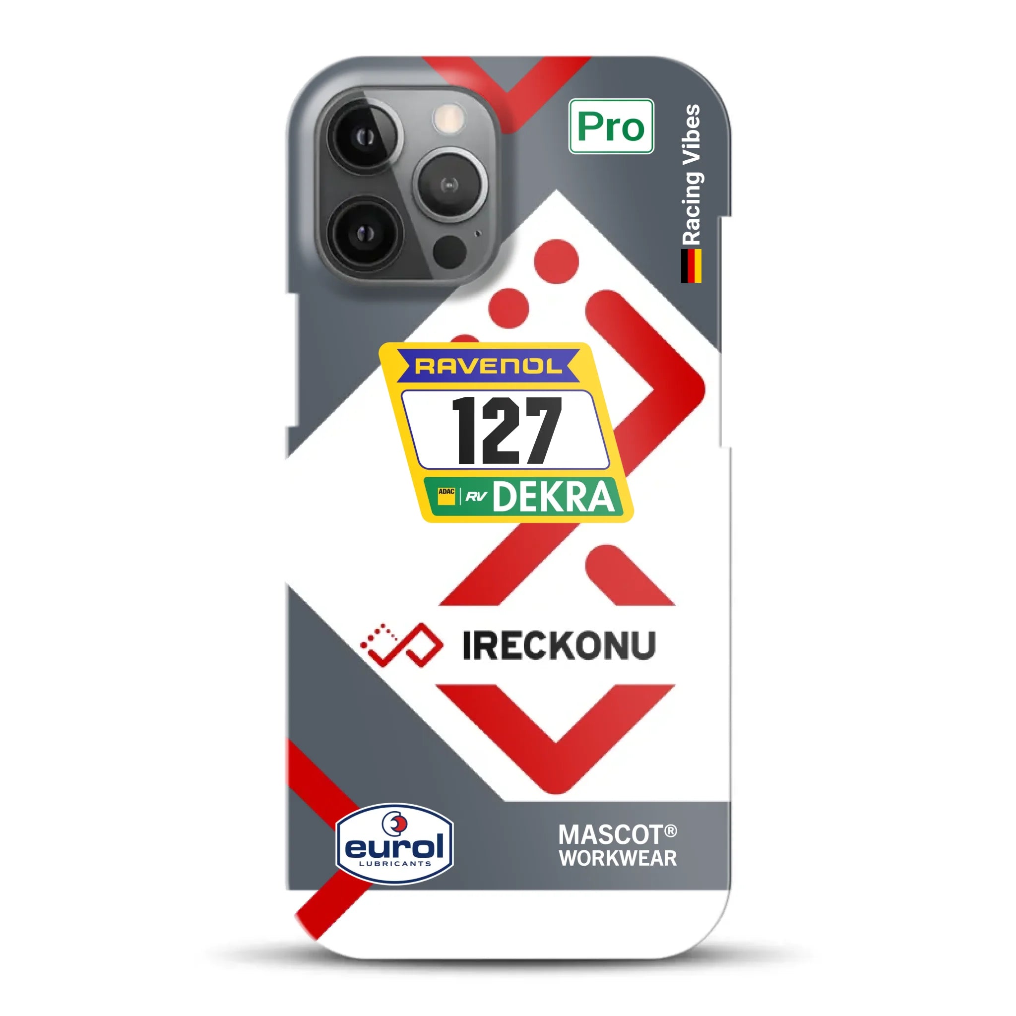 911 GT3 Ireckonu Tom Coronel NLS Livery - Hard case for iPhone