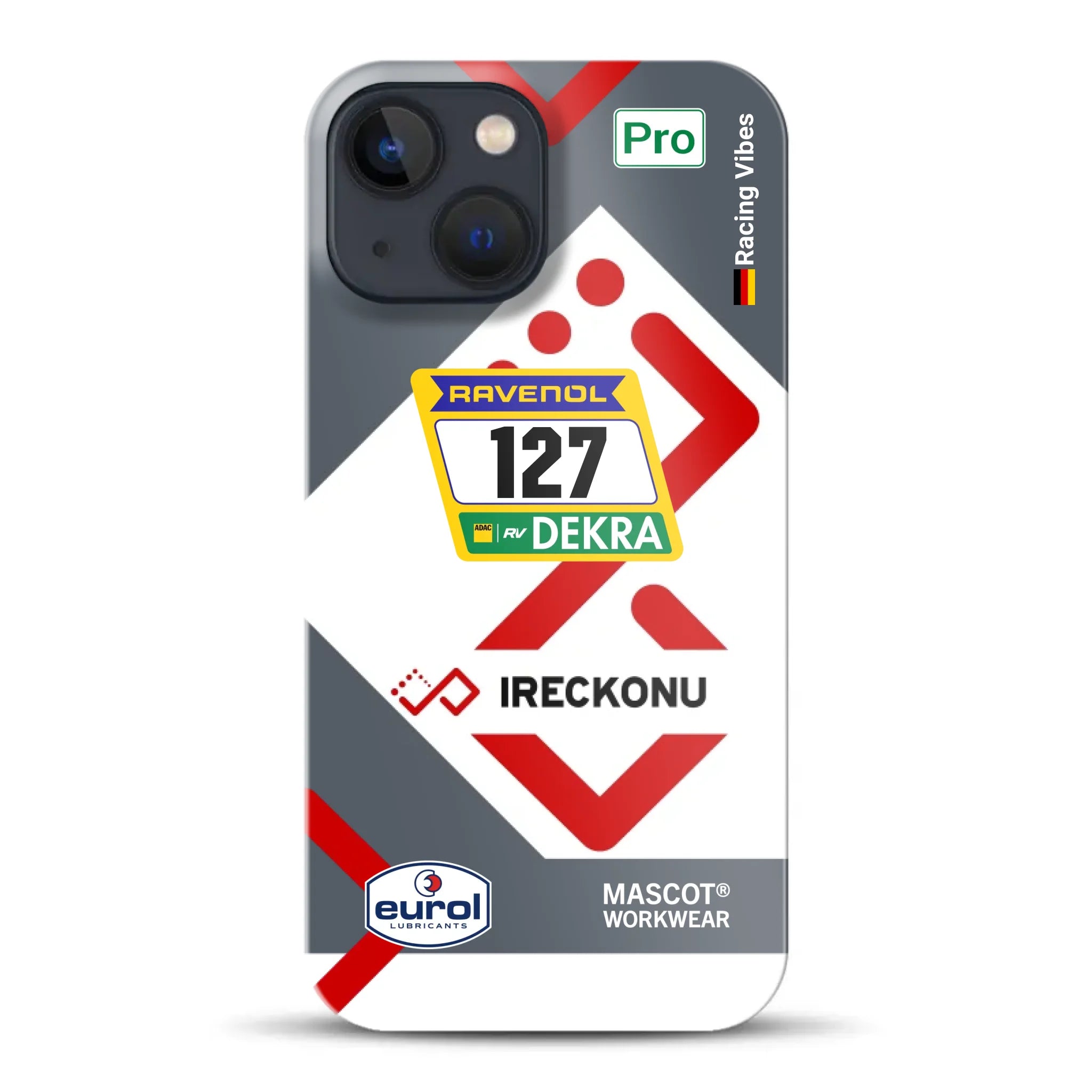 911 GT3 Ireckonu Tom Coronel NLS Livery - Hard case for iPhone