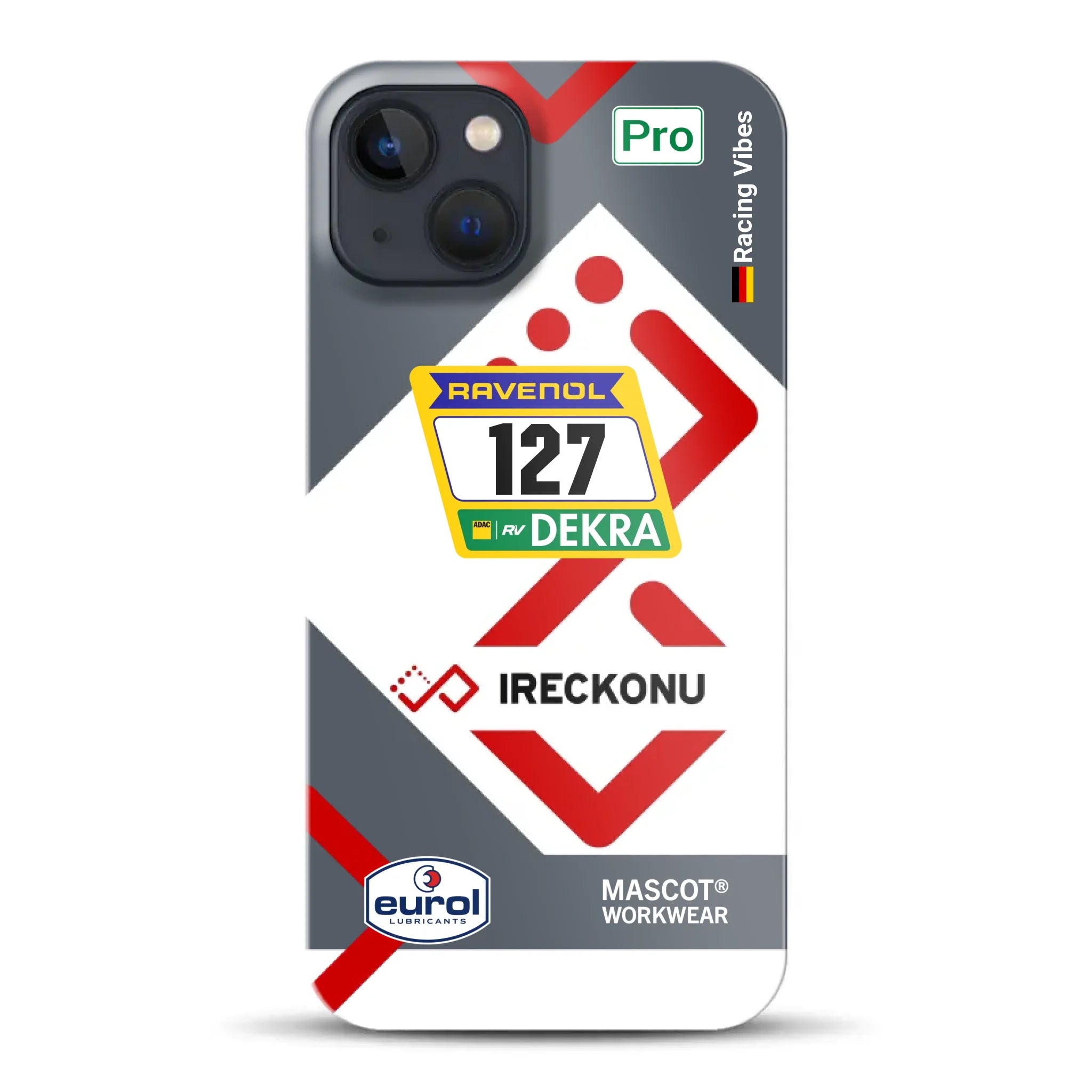 911 GT3 Ireckonu Tom Coronel NLS Livery - Hard case for iPhone