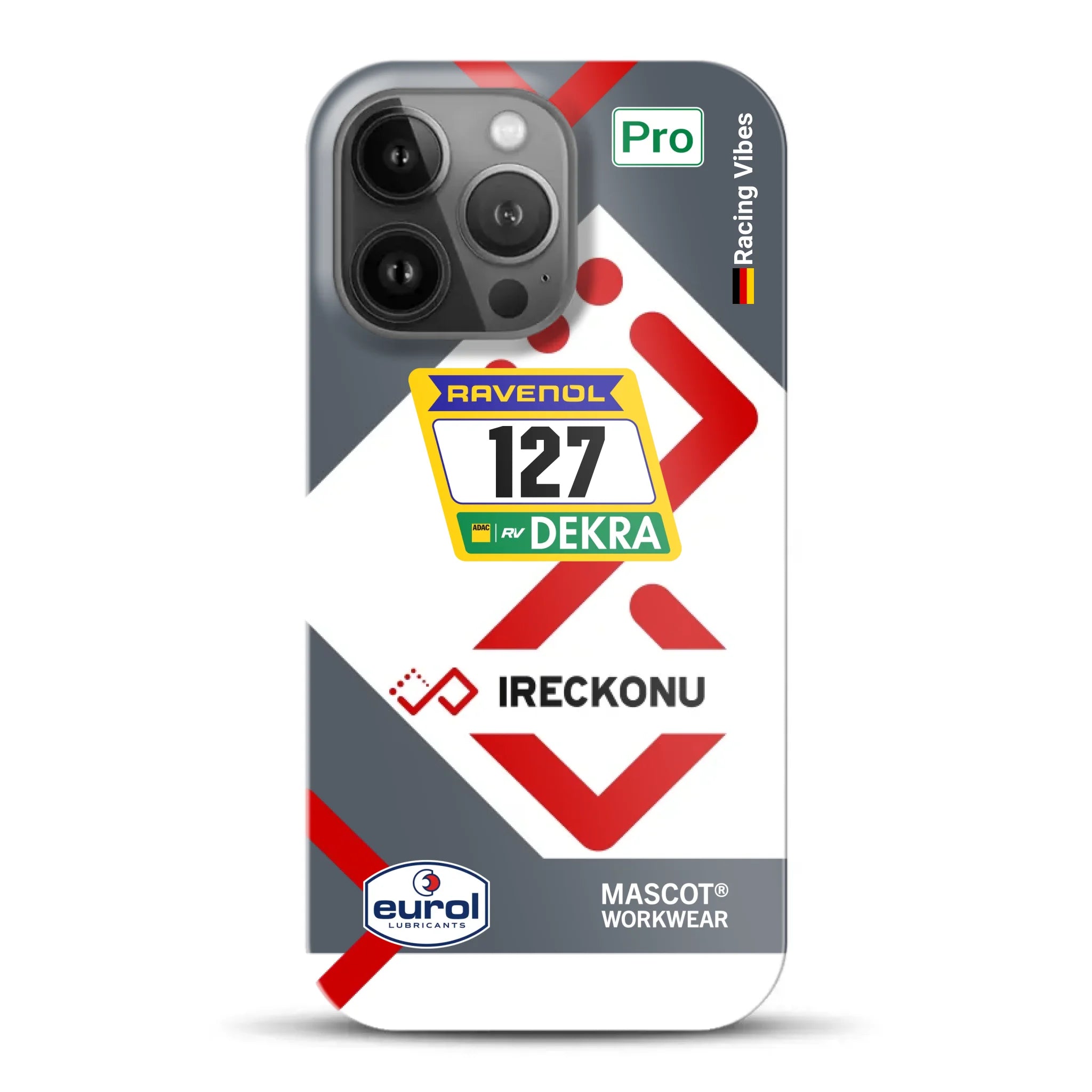 911 GT3 Ireckonu Tom Coronel NLS Livery - Hard case for iPhone