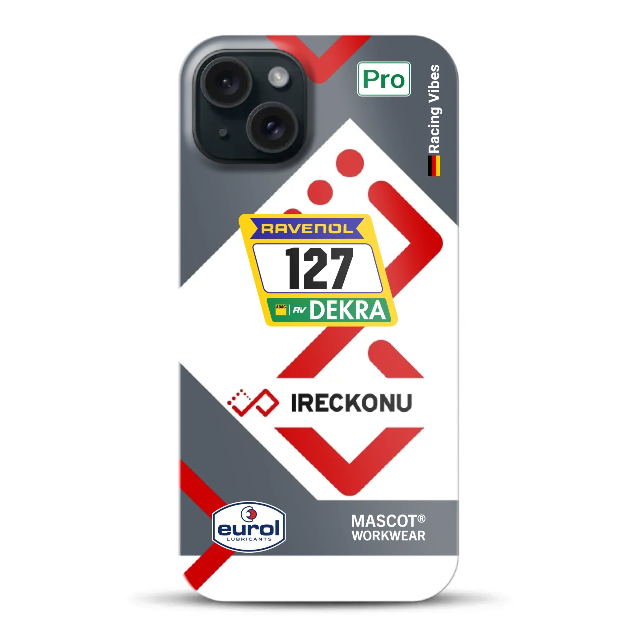 911 GT3 Ireckonu Tom Coronel NLS Livery - Hard case for iPhone