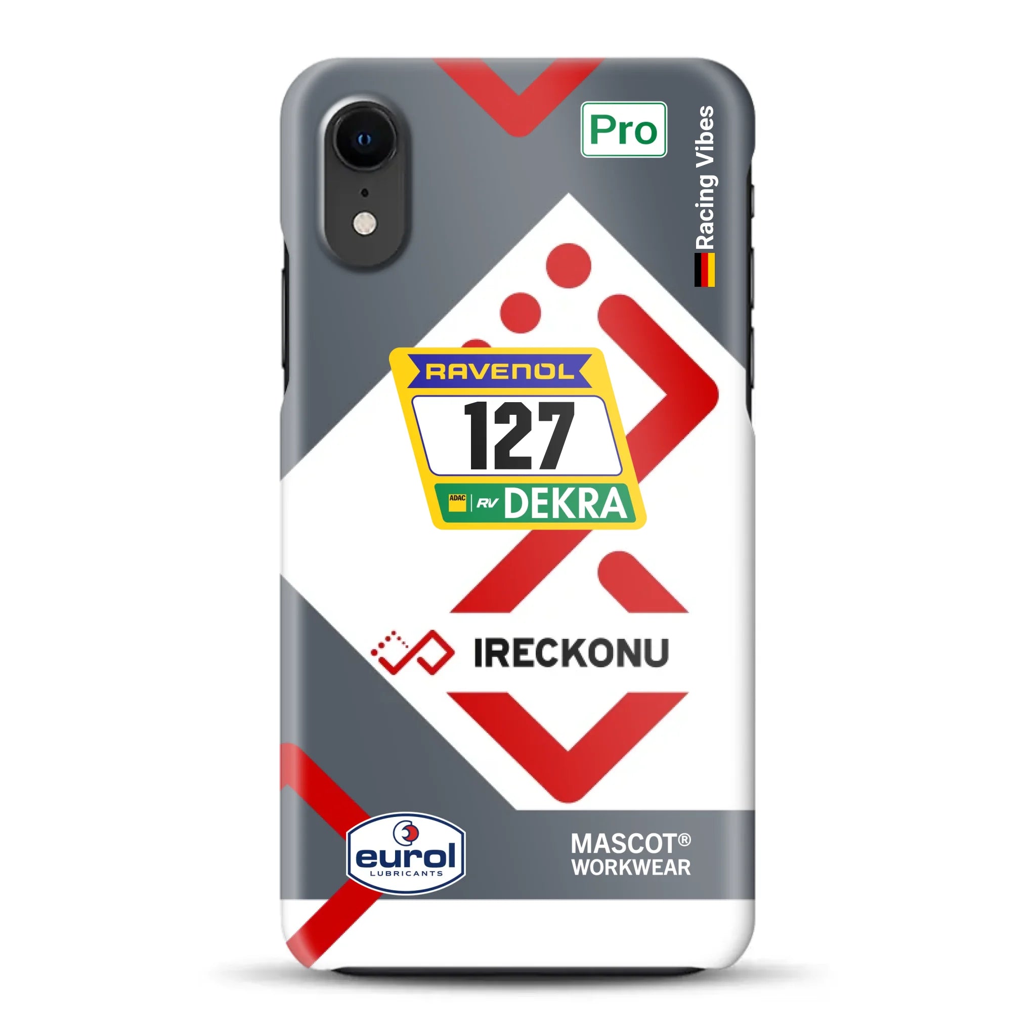 911 GT3 Ireckonu Tom Coronel NLS Livery - Hard case for iPhone