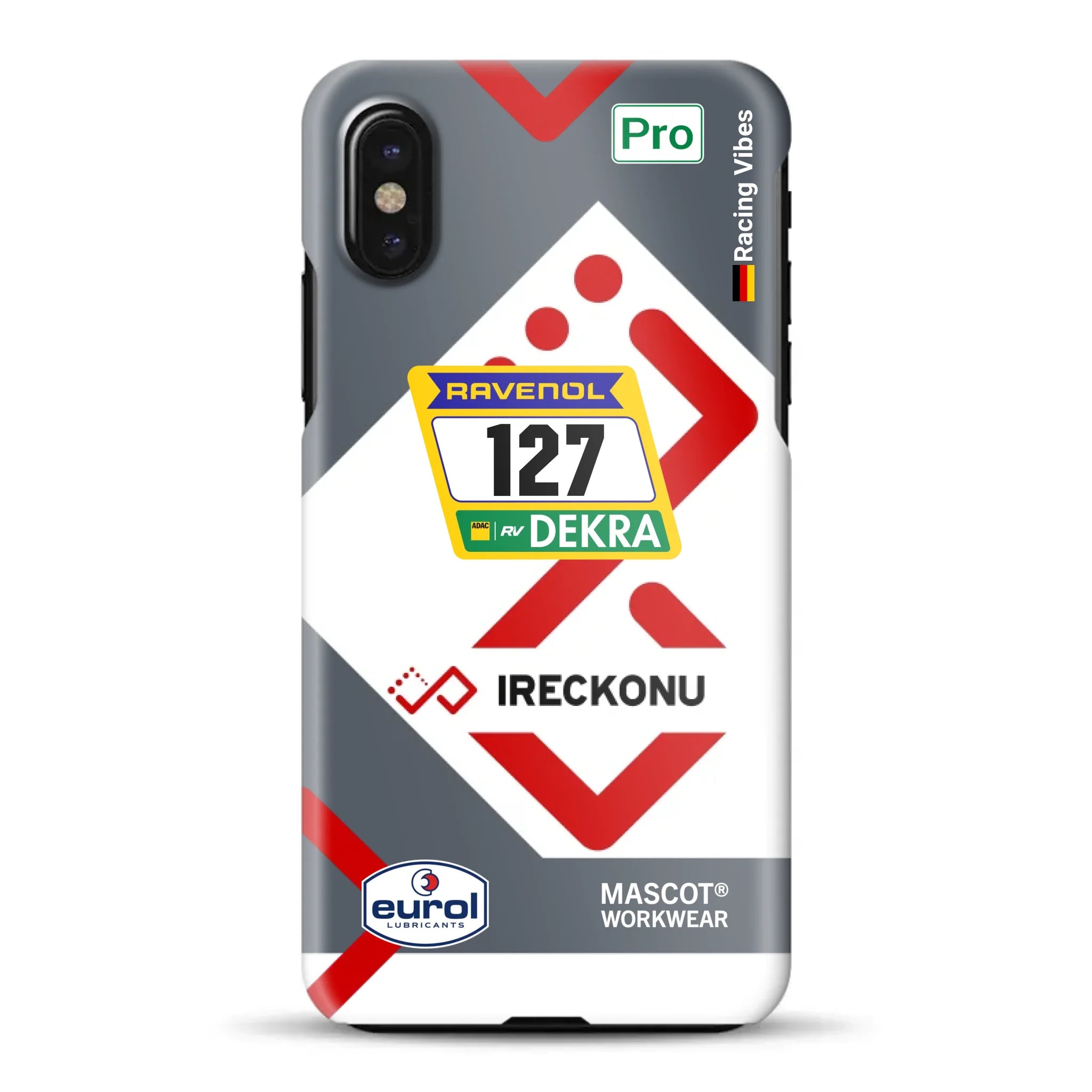 911 GT3 Ireckonu Tom Coronel NLS Livery - Hard case for iPhone