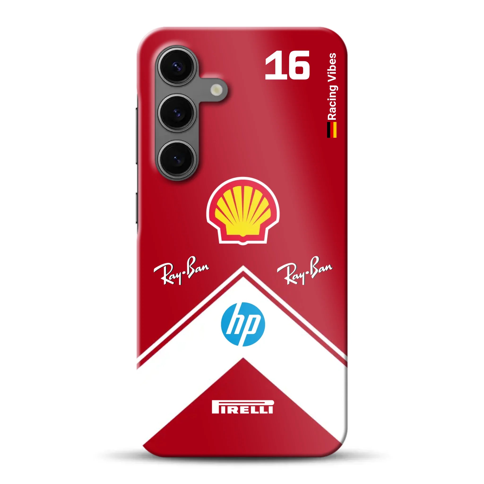 Ferrari F1 2025 SF-25 Livery - Individuelle Hardcase Hülle für Samsung