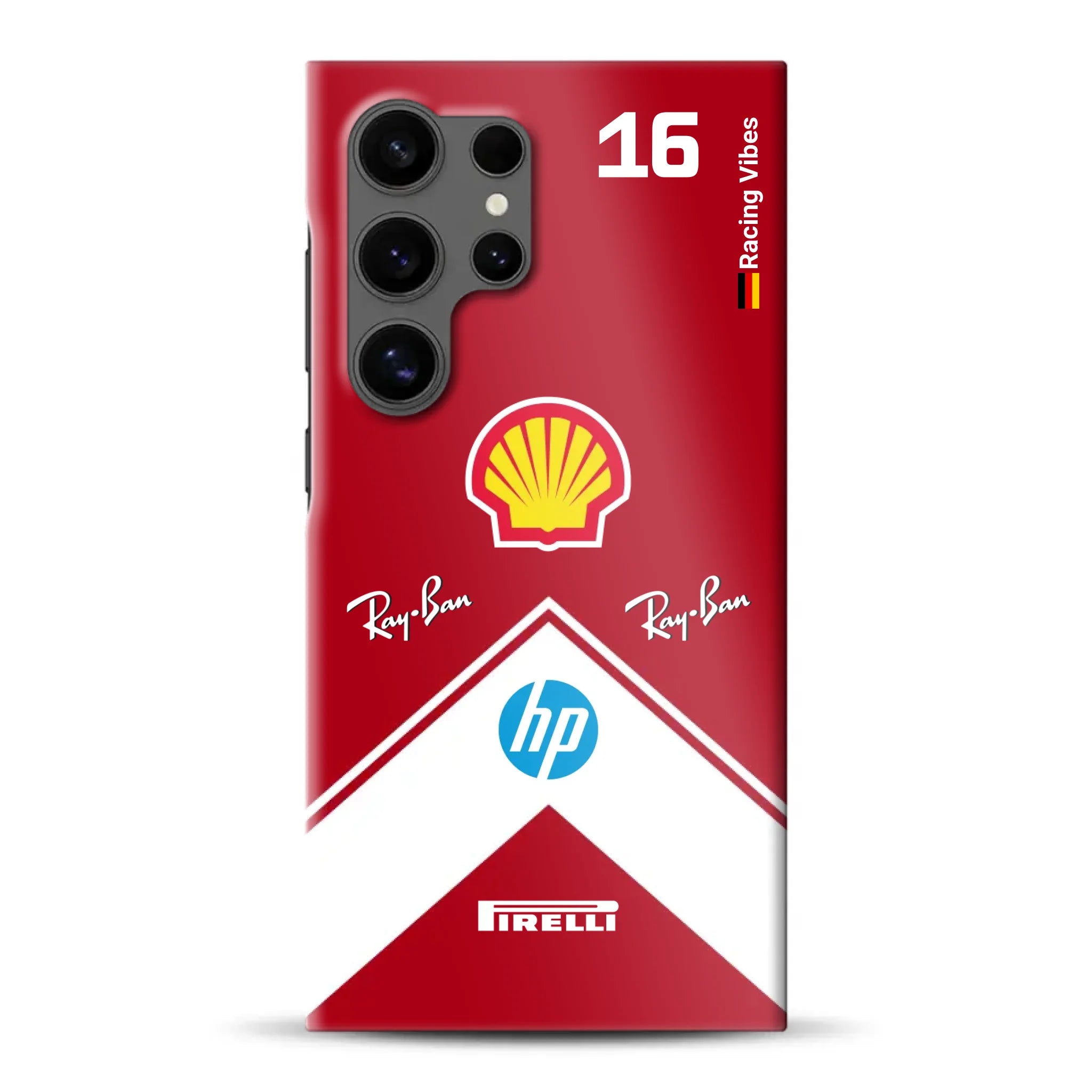 Ferrari F1 2025 SF-25 Livery - Individuelle Hardcase Hülle für Samsung