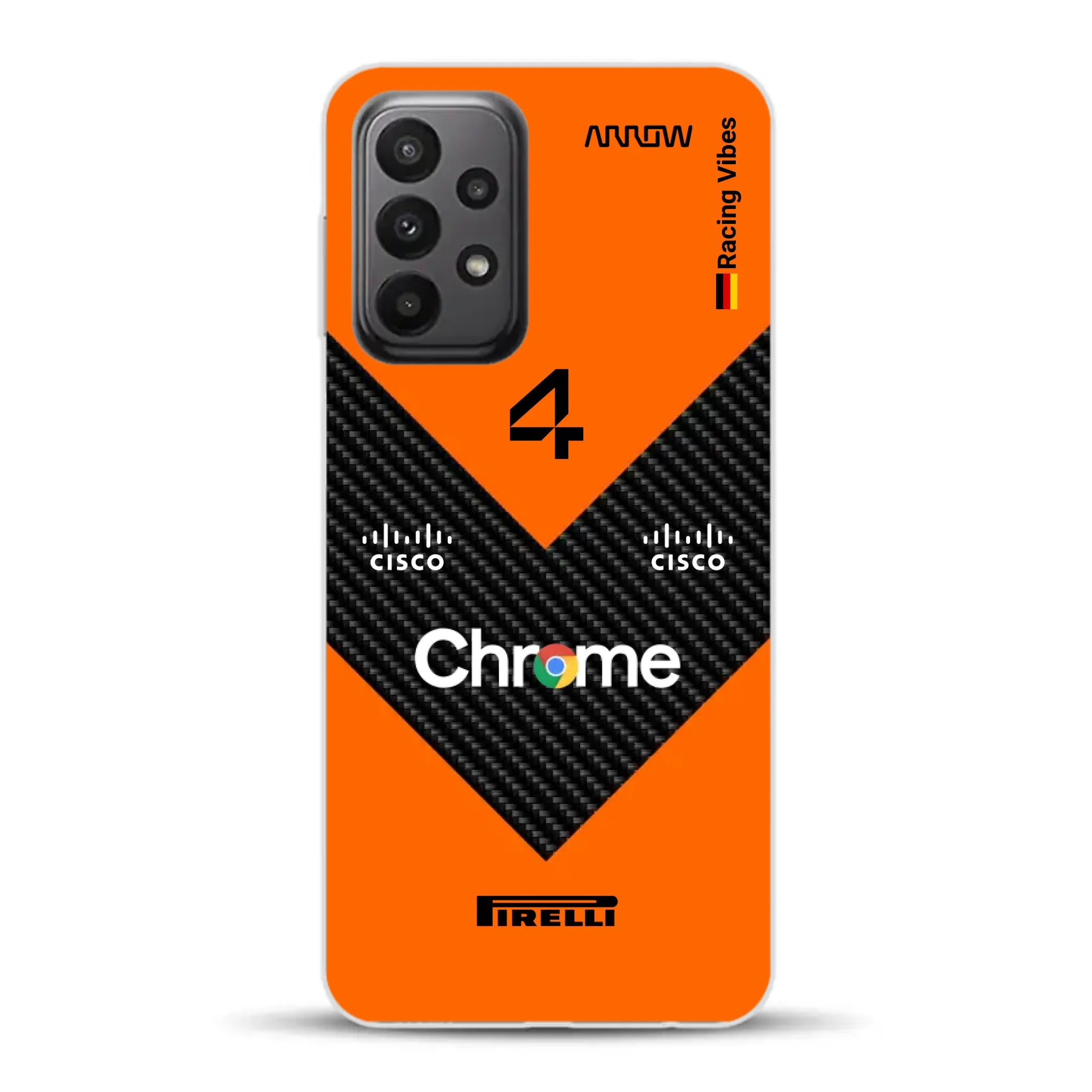McL F1 2025 MCL39 Livery - Custodia per cellulare personalizzata per Samsung