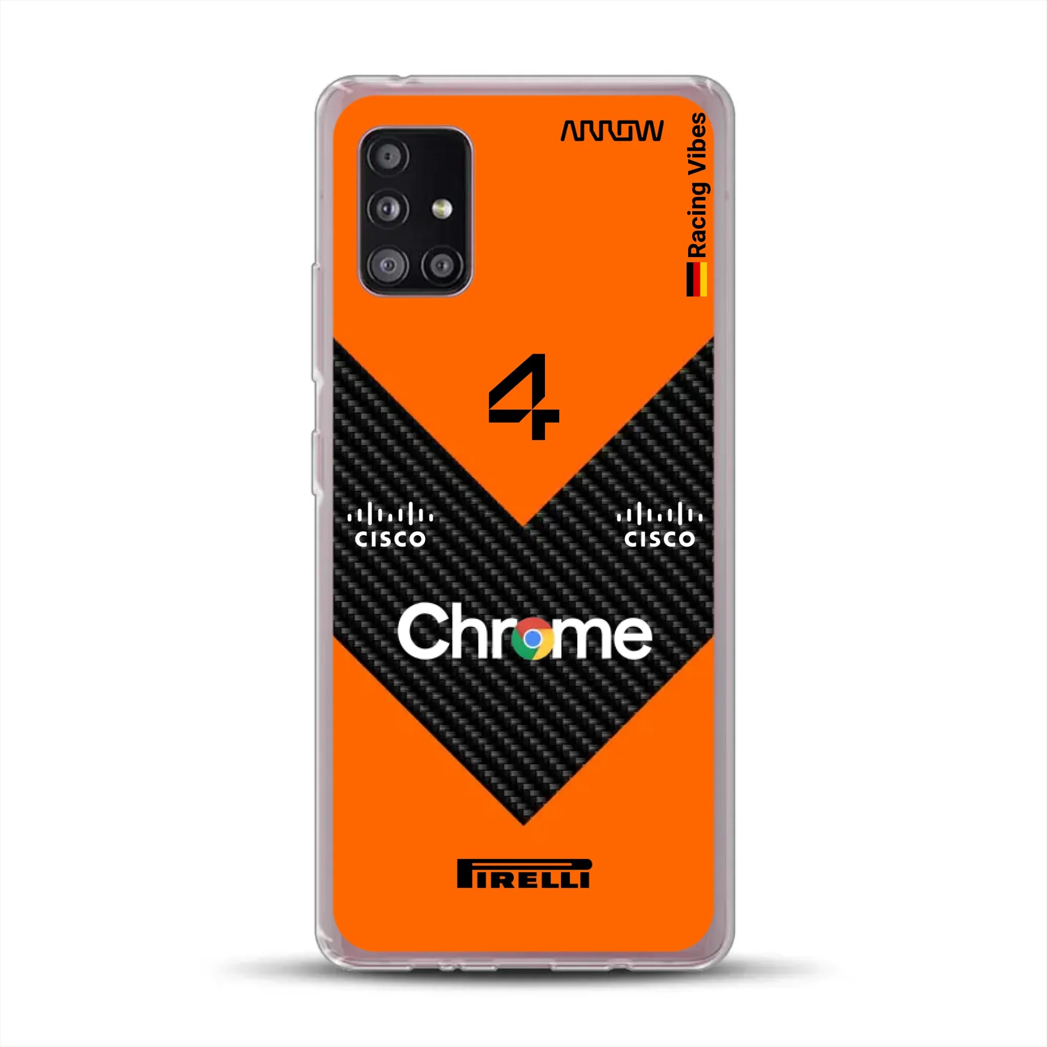 McL F1 2025 MCL39 Livery - Custodia per cellulare personalizzata per Samsung