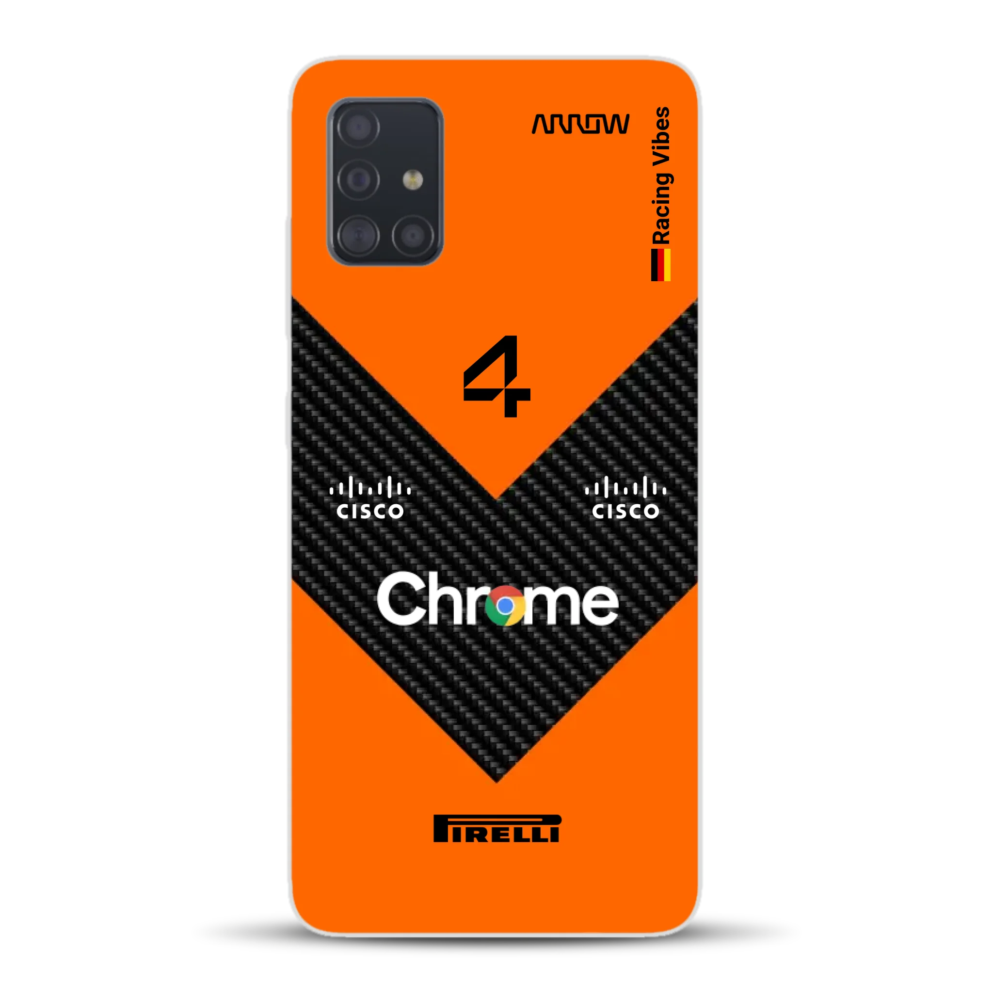 McL F1 2025 MCL39 Livery - Custodia per cellulare personalizzata per Samsung
