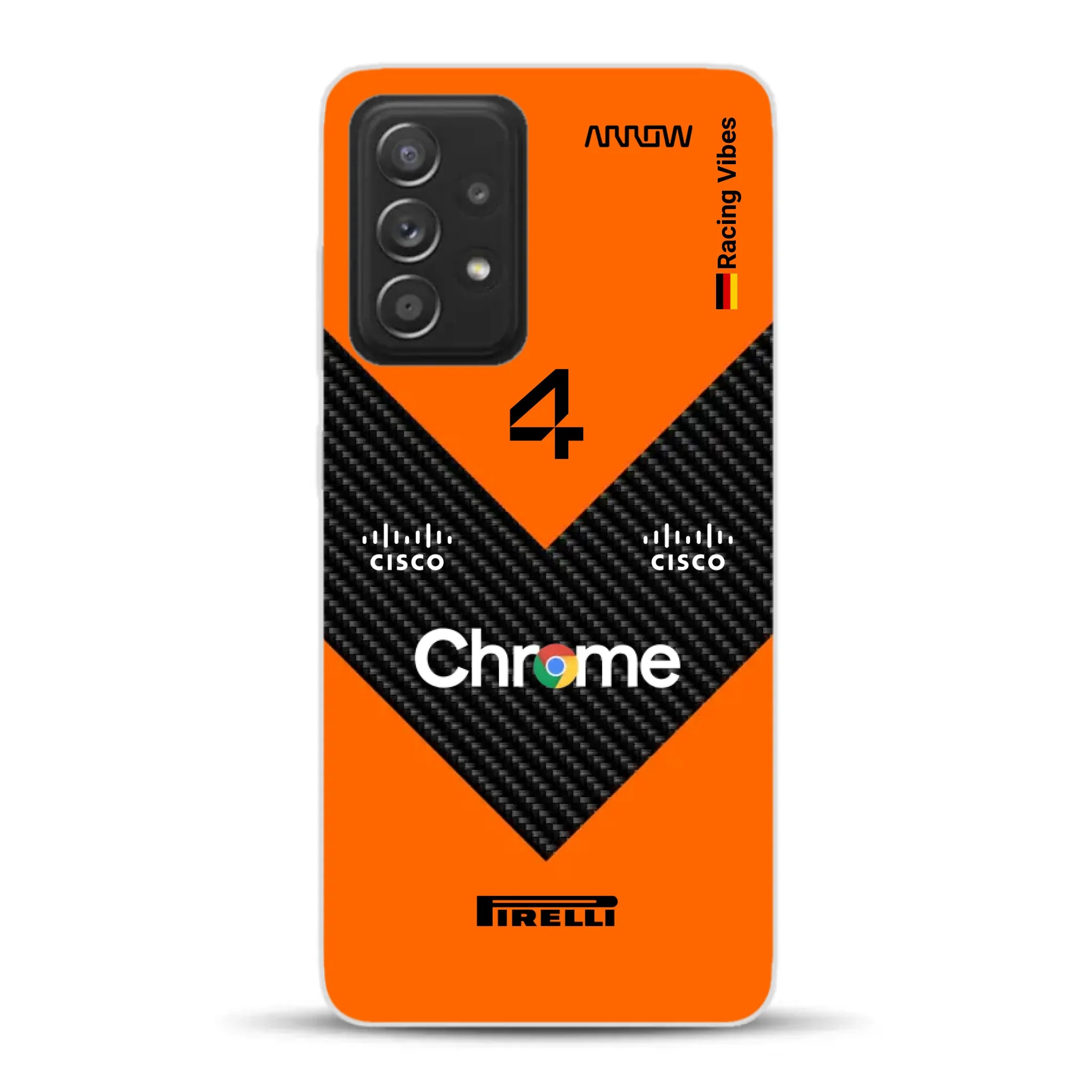 McL F1 2025 MCL39 Livery - Custodia per cellulare personalizzata per Samsung