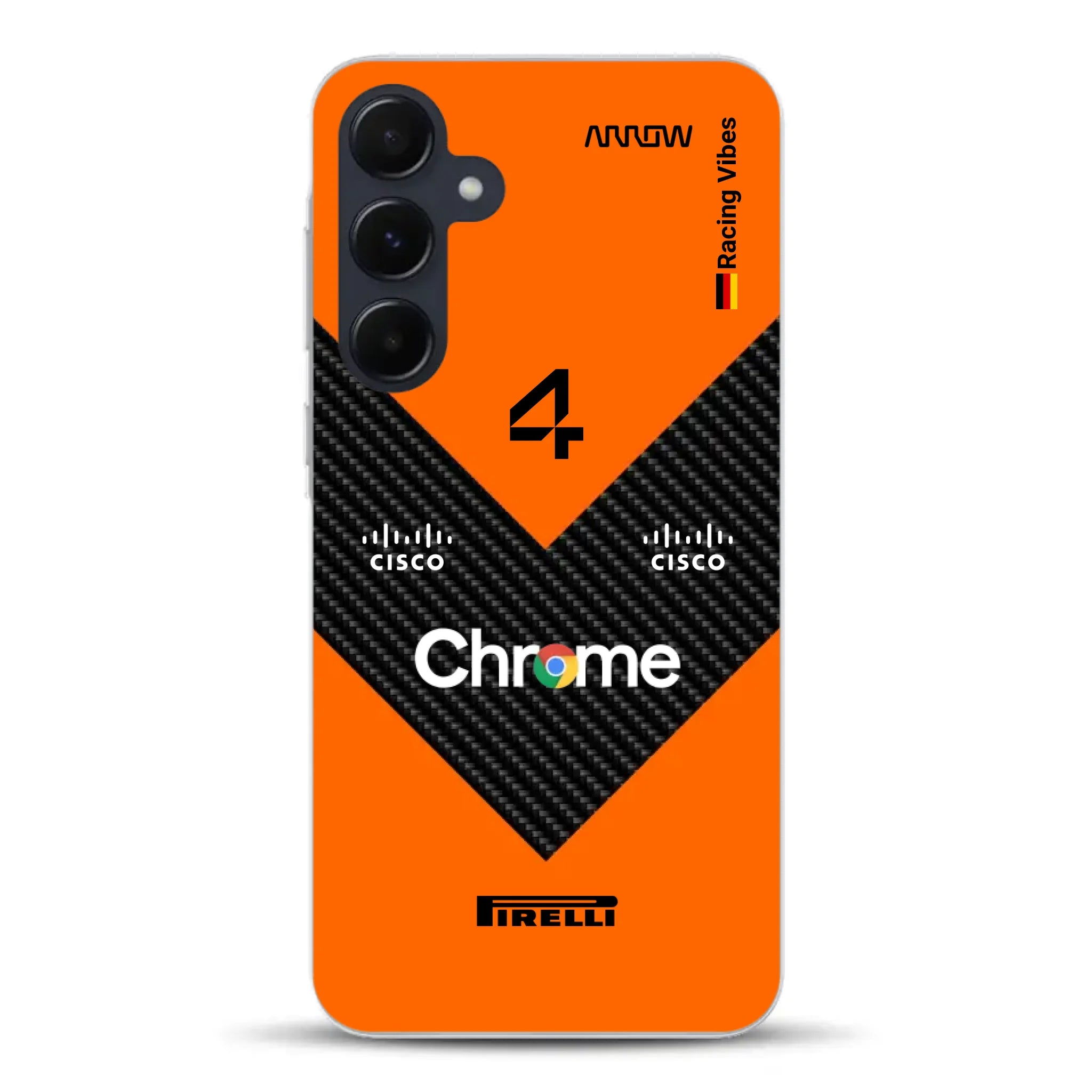 McL F1 2025 MCL39 Livery - Custodia per cellulare personalizzata per Samsung