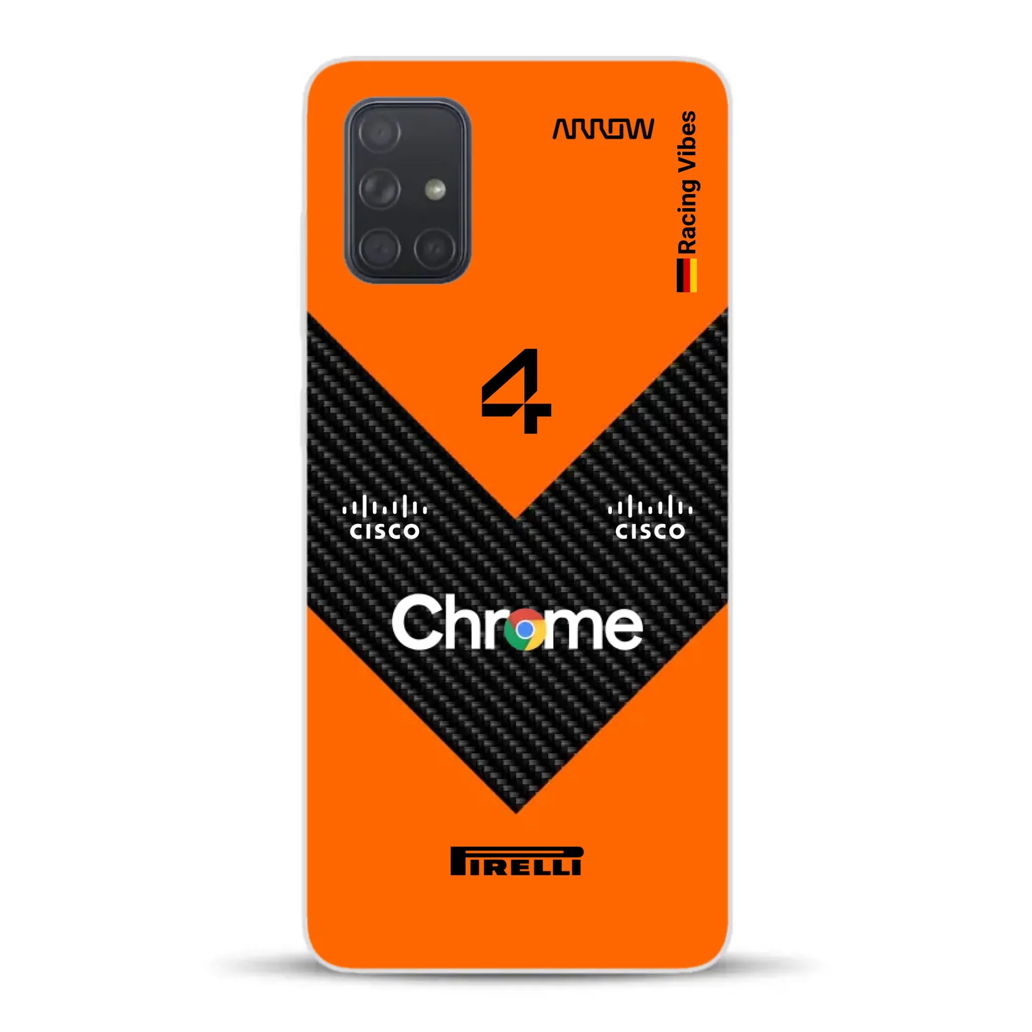 McL F1 2025 MCL39 Livery - Custodia per cellulare personalizzata per Samsung